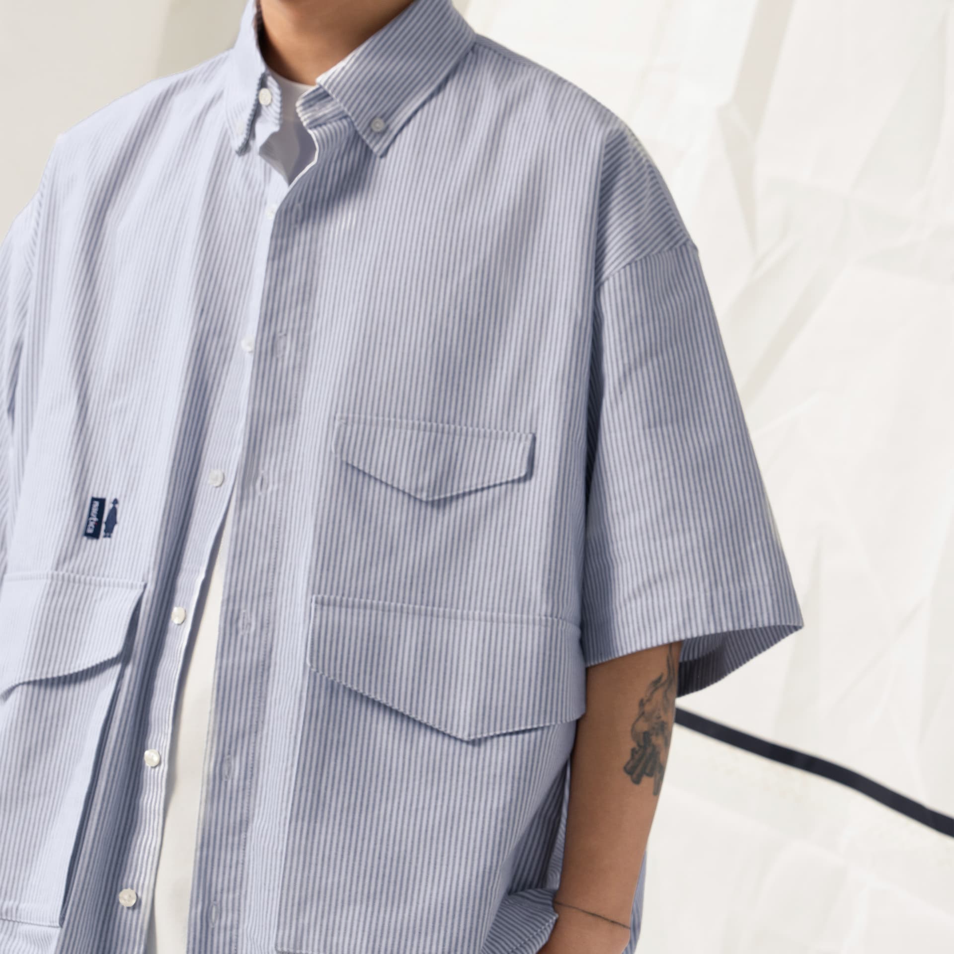 Рубашка nautica white sail SS24 - изображение 8