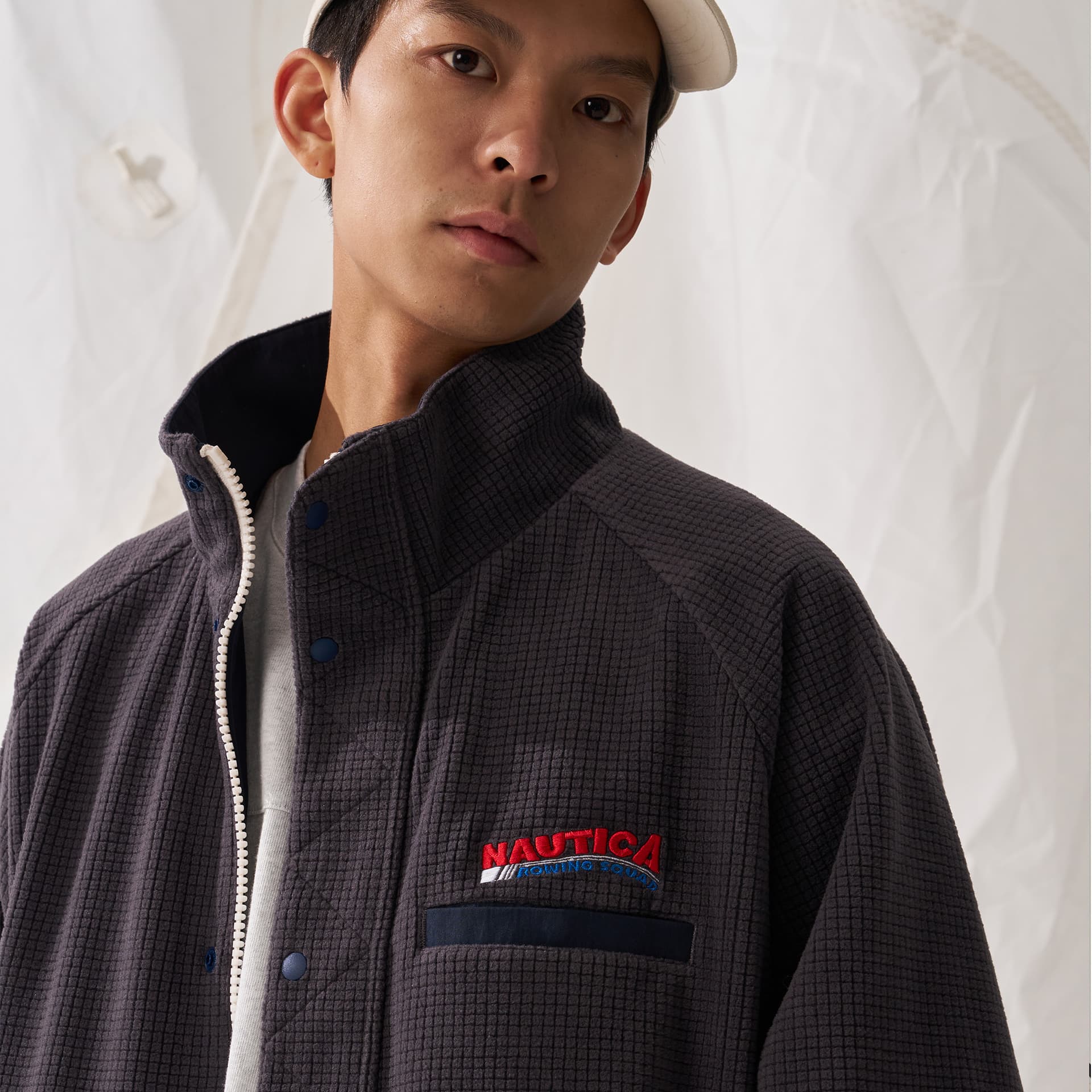 Зимняя куртка пуховик Nautica White Sail Мужская пуховая куртка - изображение 15