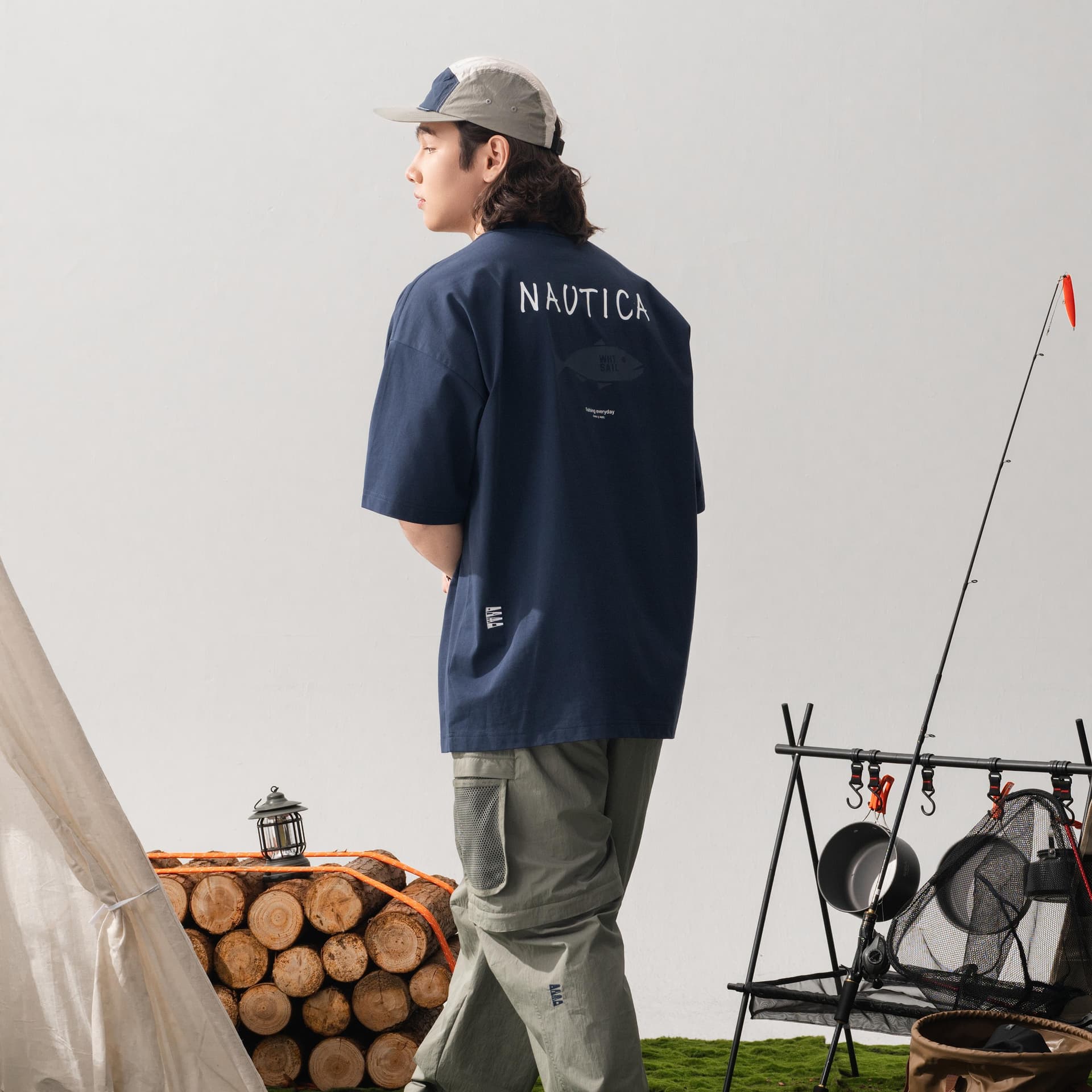 Футболка Nautica White Sail T-рубашка унисекс - изображение 15