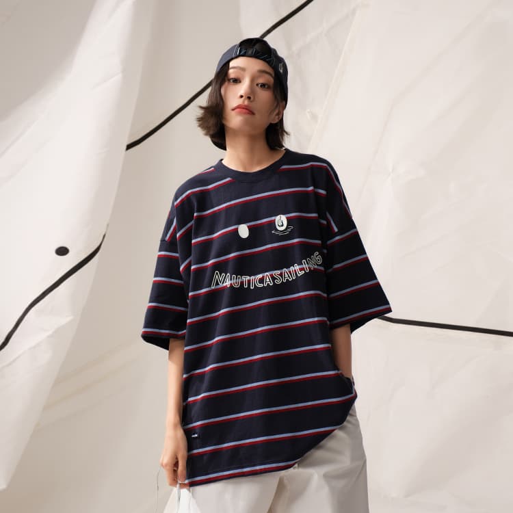 Футболка Nautica White Sail T-рубашка унисекс - изображение 17