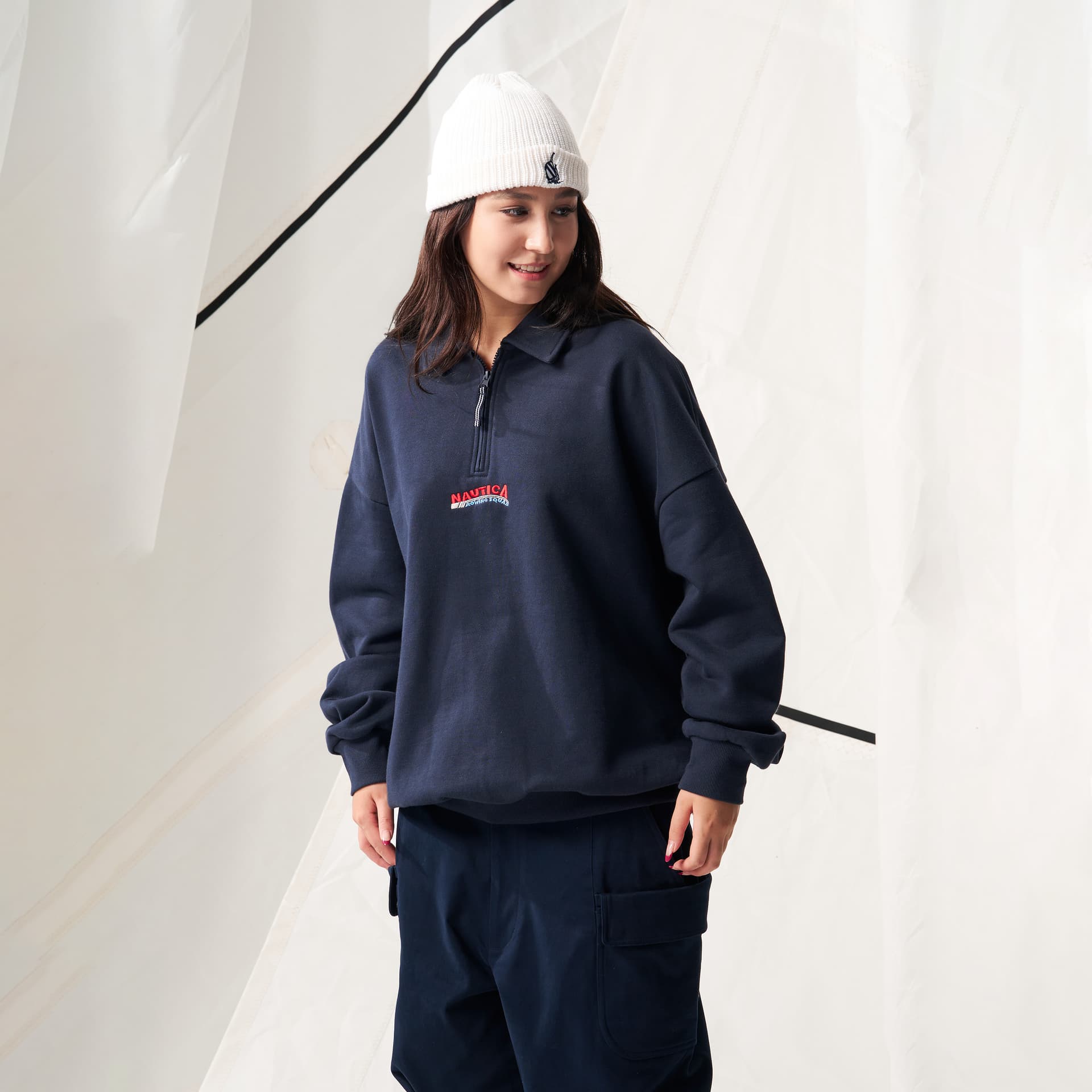 Худи Nautica White Sail Мужская Толстовка - изображение 5