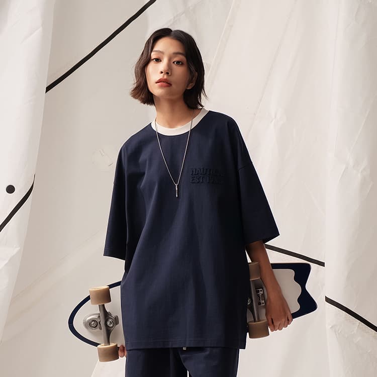 Футболка Nautica White Sail T-рубашка унисекс - изображение 3