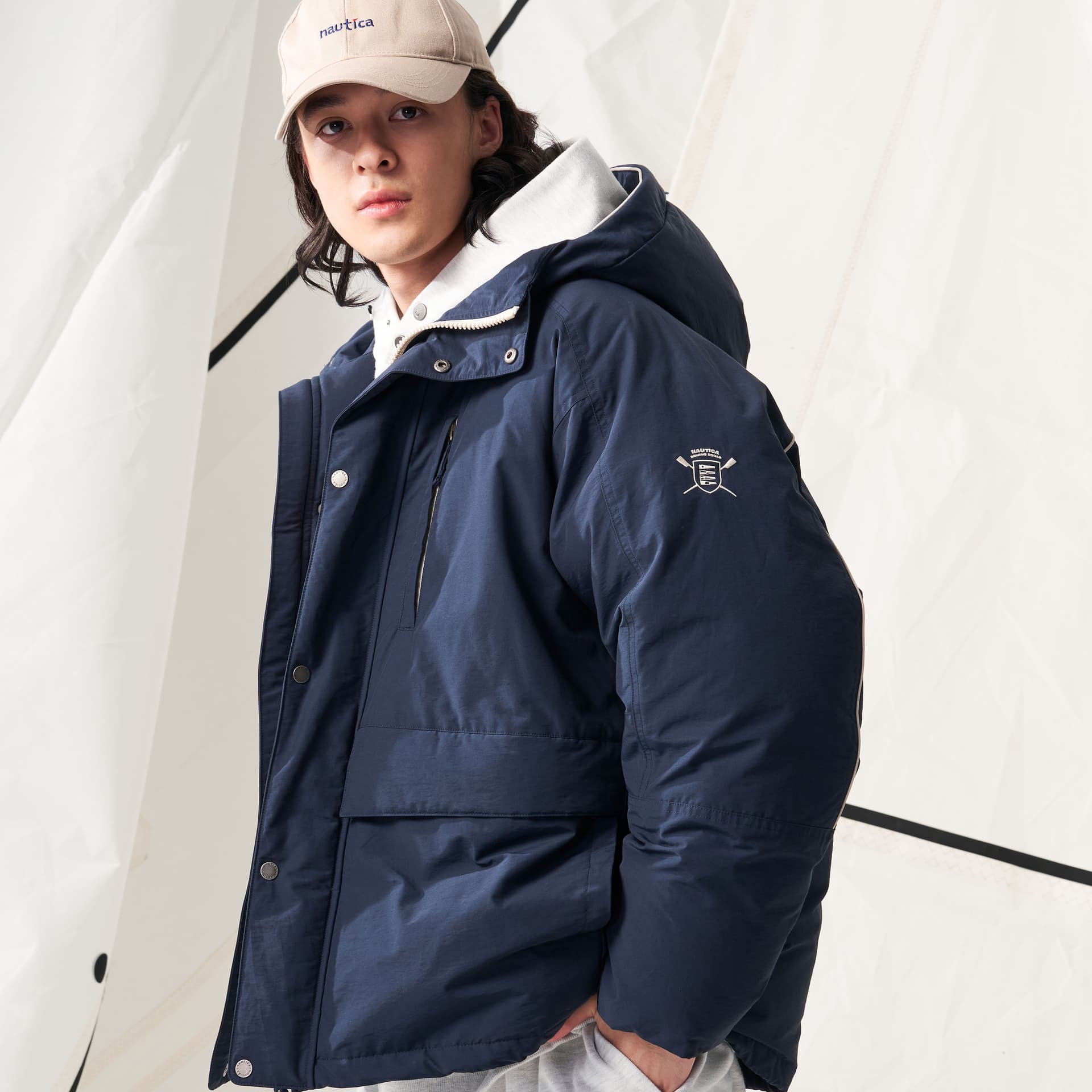 Зимняя куртка Nautica White Sail FW24 Мужской пуховик - изображение 4