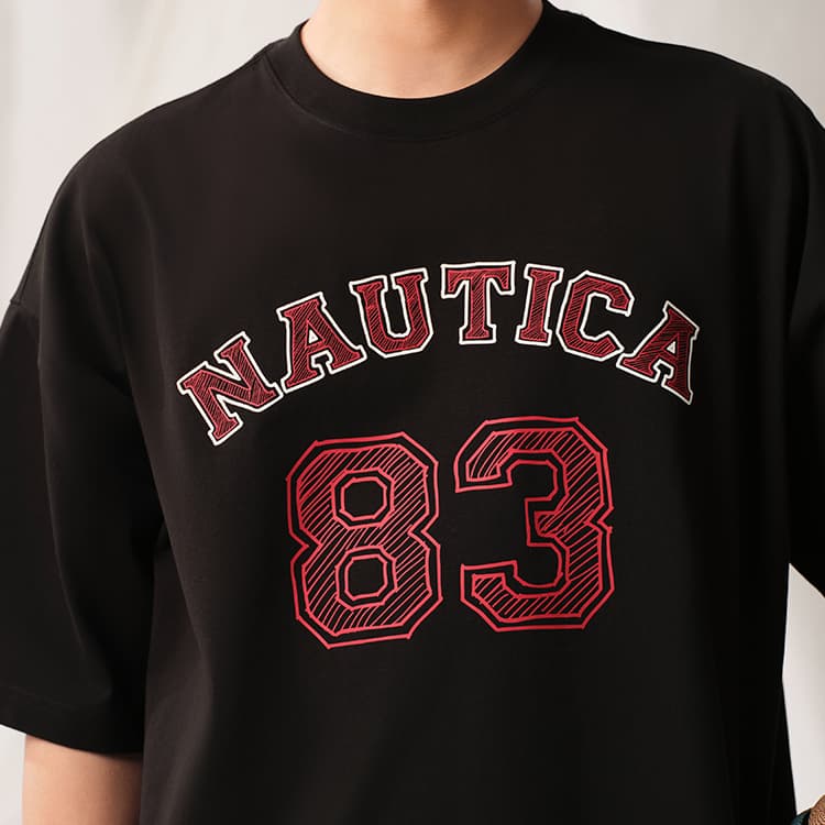 Футболка Nautica White Sail Унисекс T-рубашки - изображение 6