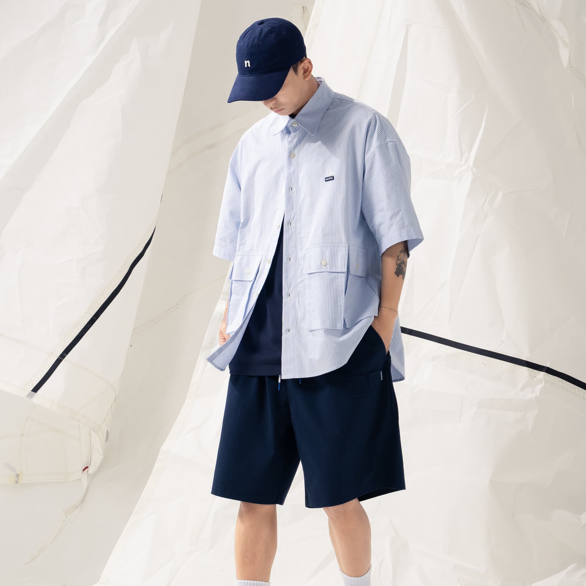 Рубашка nautica white sail SS24 - изображение 5