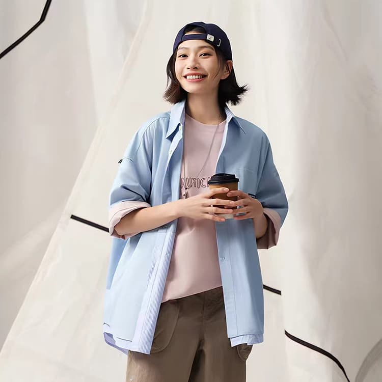 Рубашка Nautica White Sail Рубашка Унисекс - изображение 6