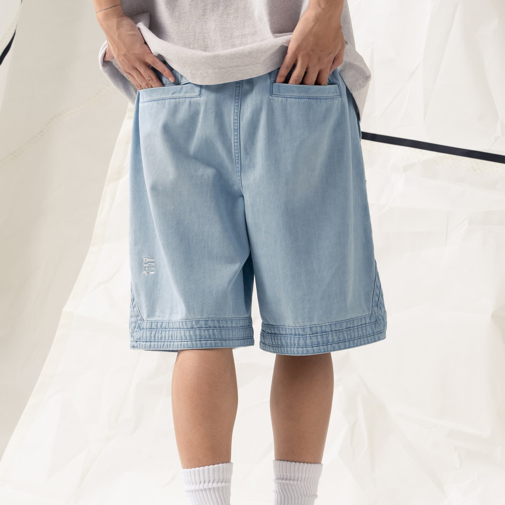Джинсовые шорты nautica white sail SS24 - изображение 5