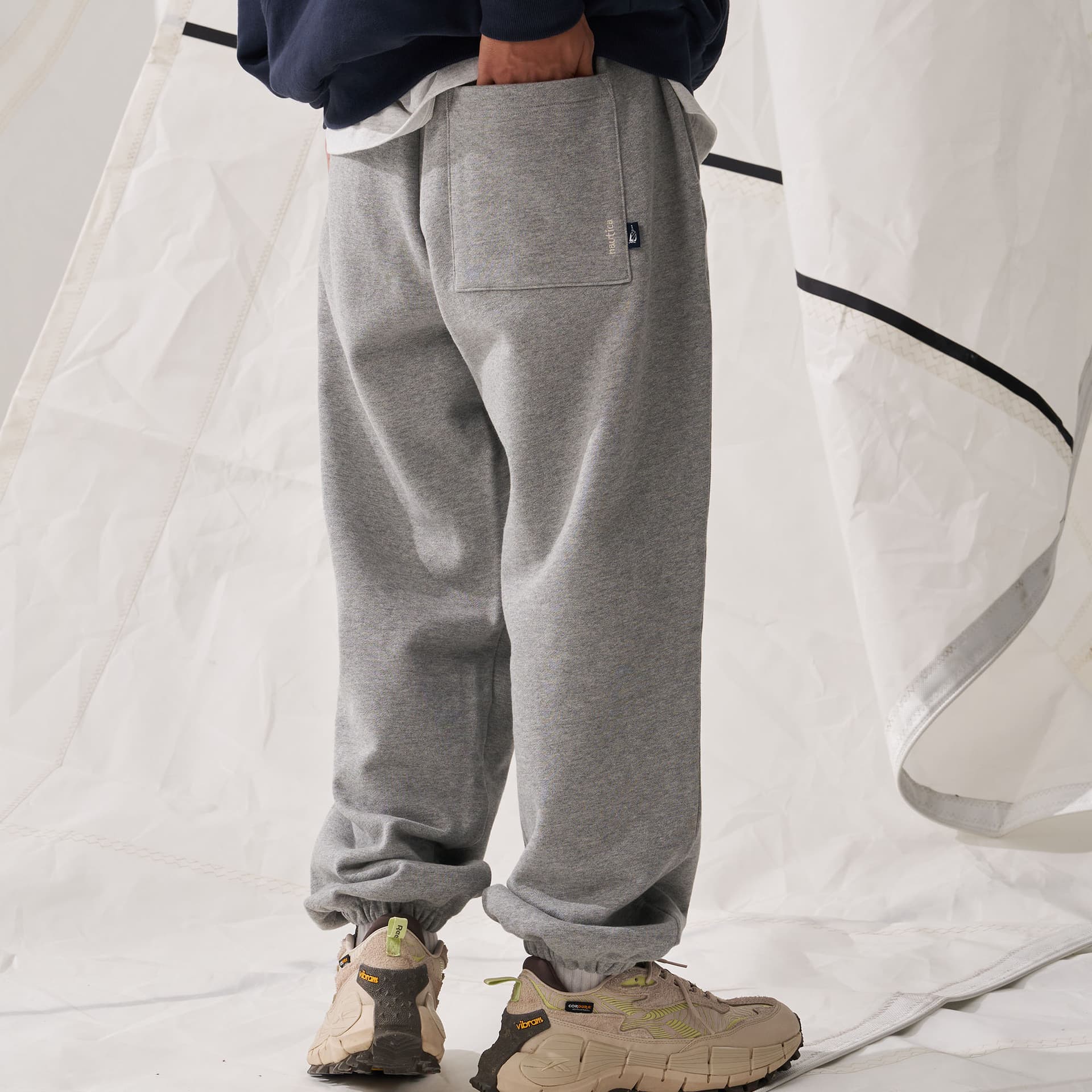 Штаны Nautica White Sail Вязаные Тренировочные Брюки Мужские - изображение 5