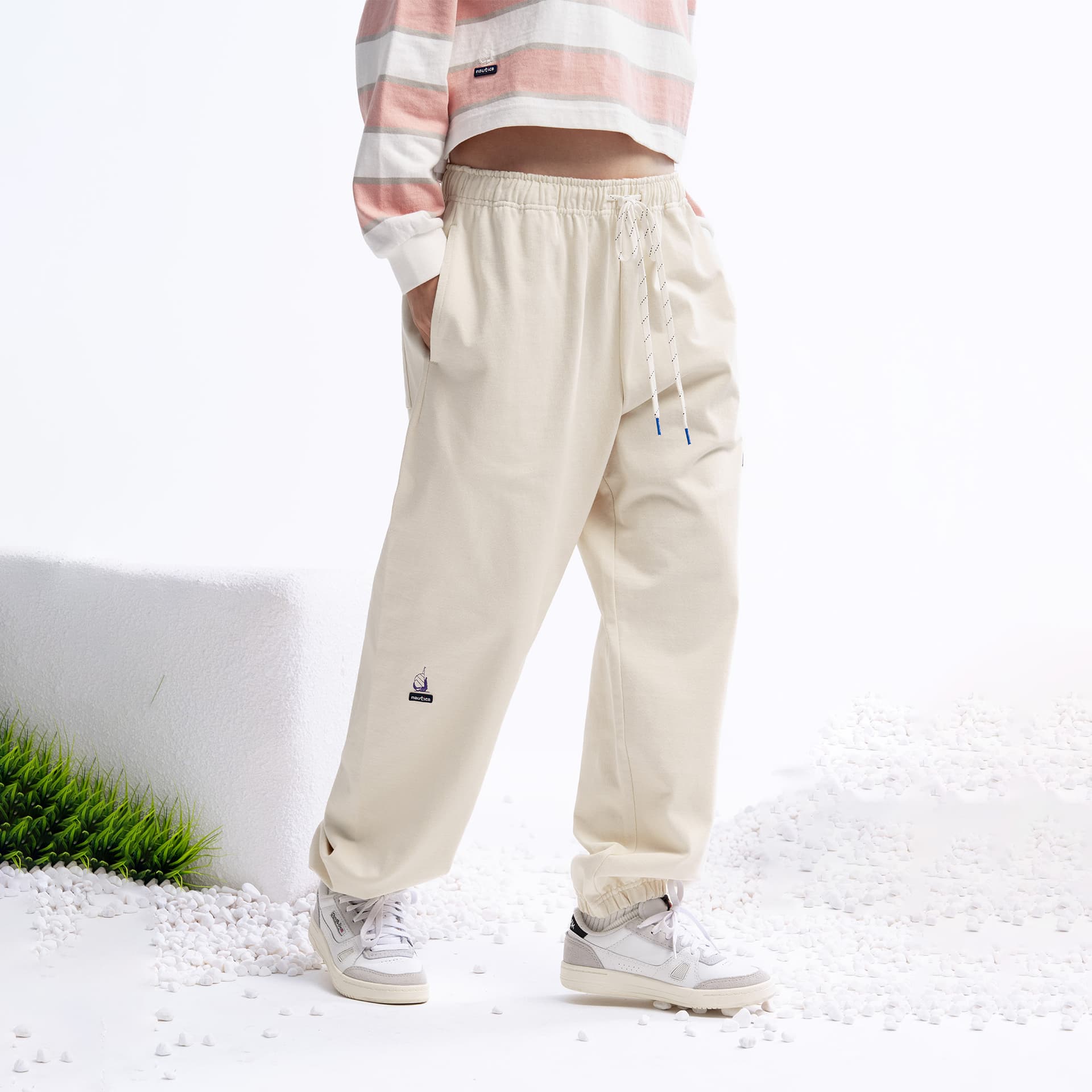 Штаны Nautica White Sail Повседневные штаны Унисекс - изображение 3
