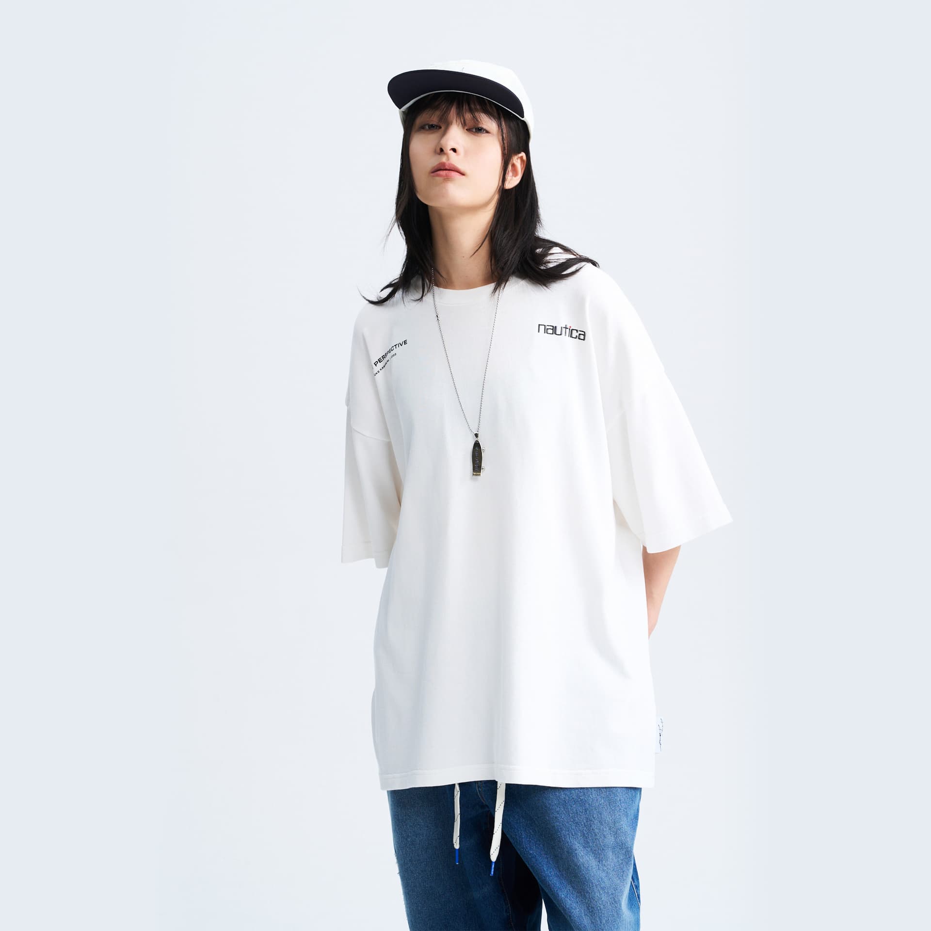 Футболка Nautica White Sail T-рубашка унисекс - изображение 3