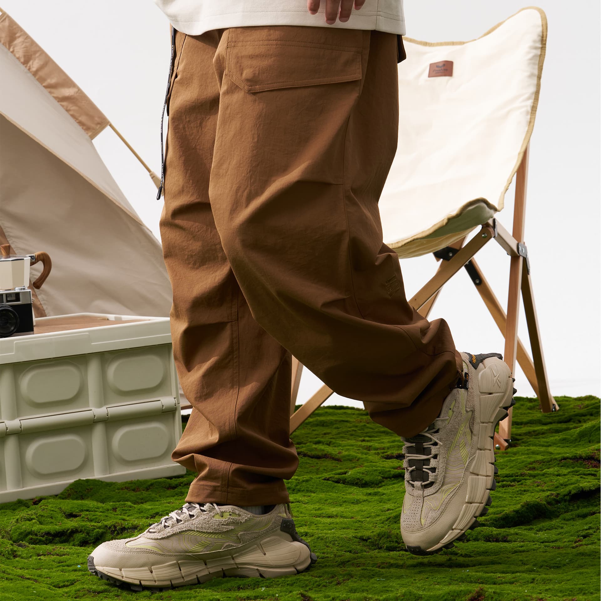 Штаны Nautica White Sail Ткани вязаные Карго-штаны Унисекс - изображение 5