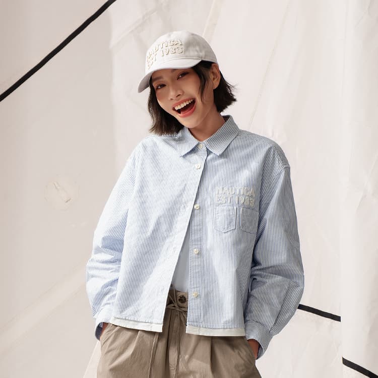Рубашка Nautica White Sail Рубашка Унисекс - изображение 4