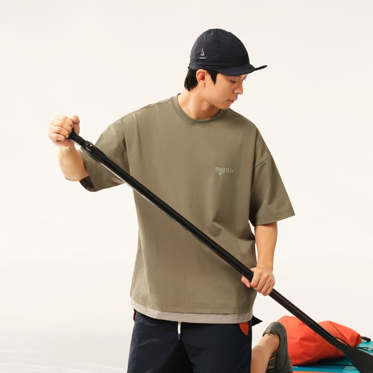 Футболка Nautica White Sail T-рубашка унисекс - изображение 4
