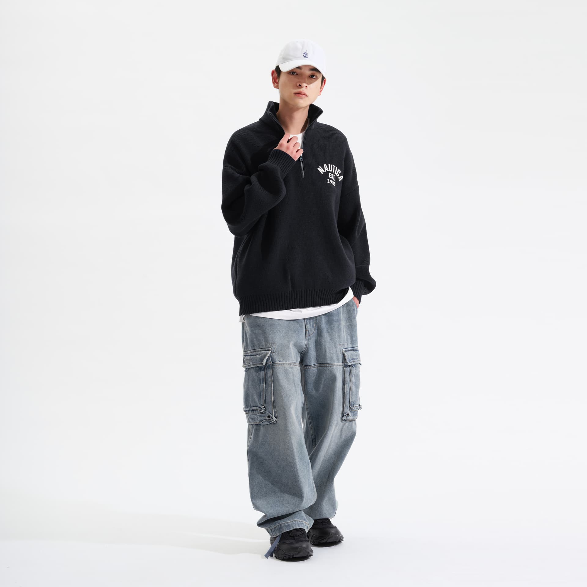 Кофта Nautica White Sail Свитер Мужской - изображение 18