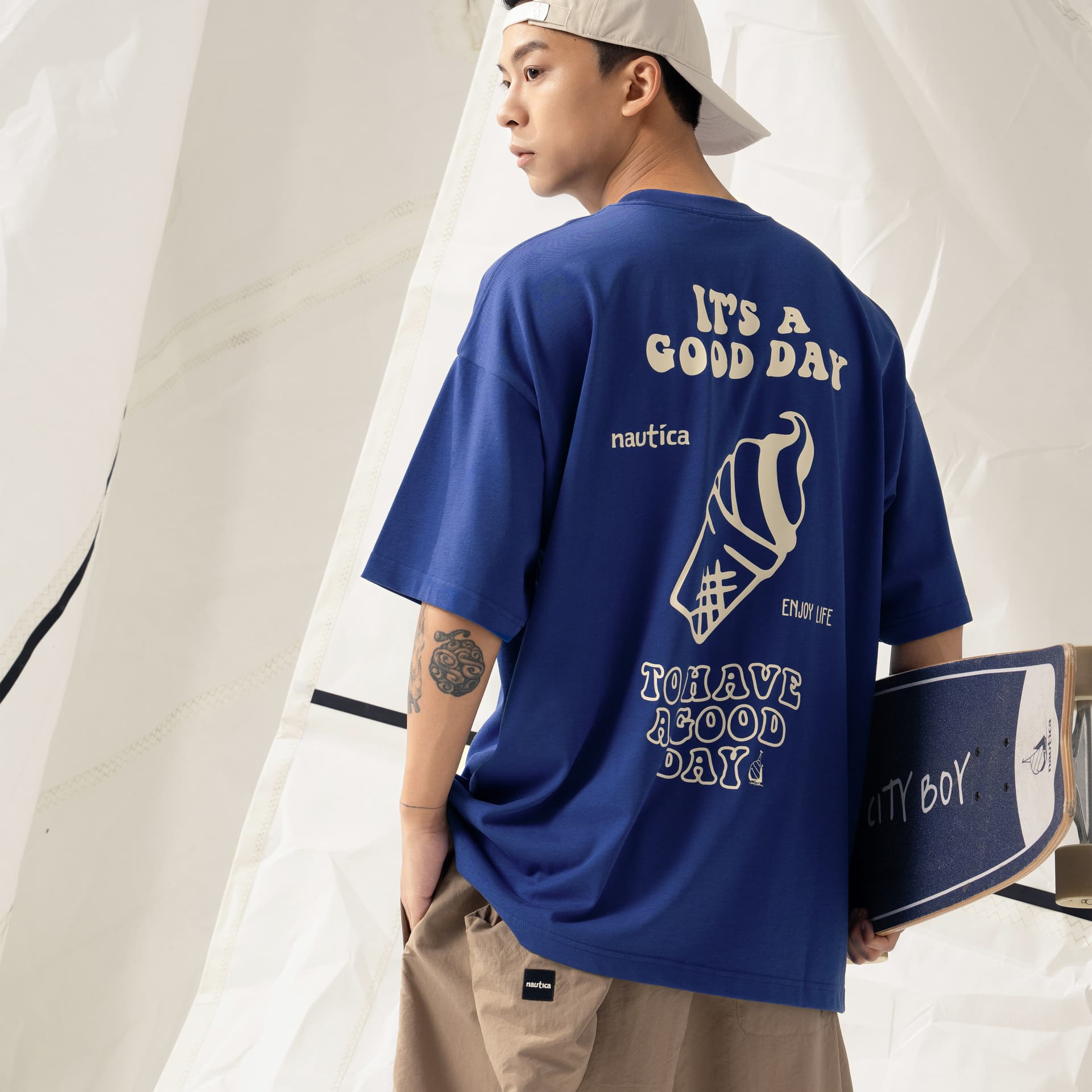 Футболка nautica white sail SS24 T - изображение 5