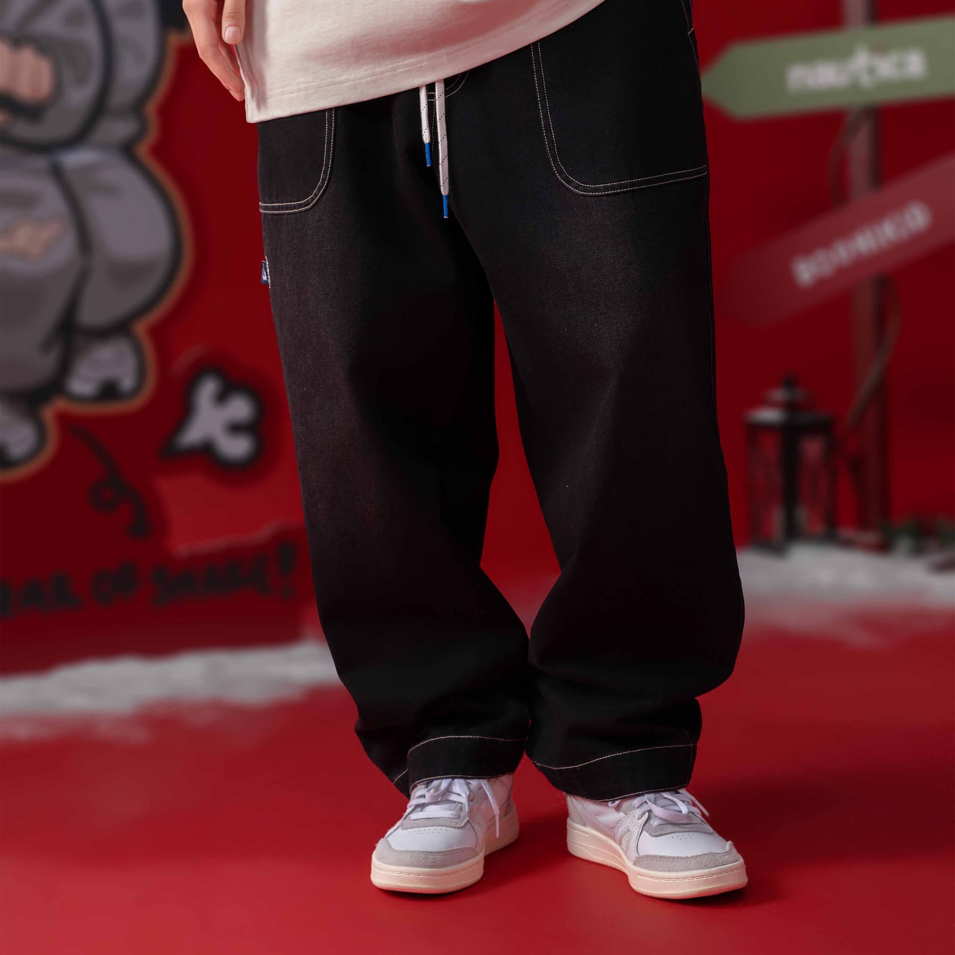 Штаны Nautica White Sail Мужские Джинсы - изображение 4