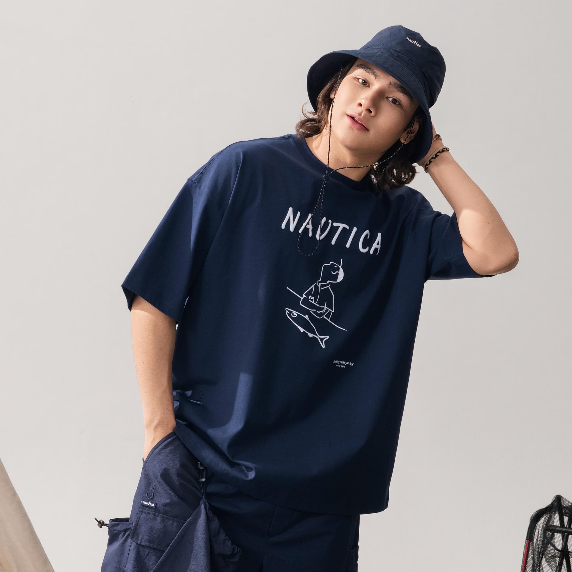 Футболка Nautica White Sail T-рубашка мужская - изображение 3