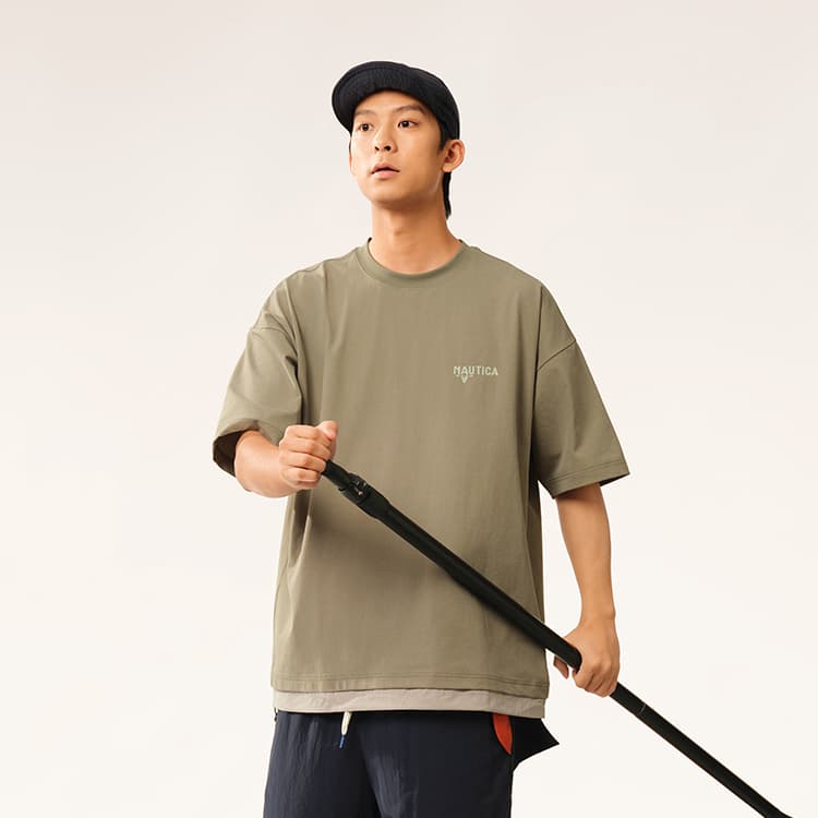 Футболка Nautica White Sail T-рубашка унисекс - изображение 3