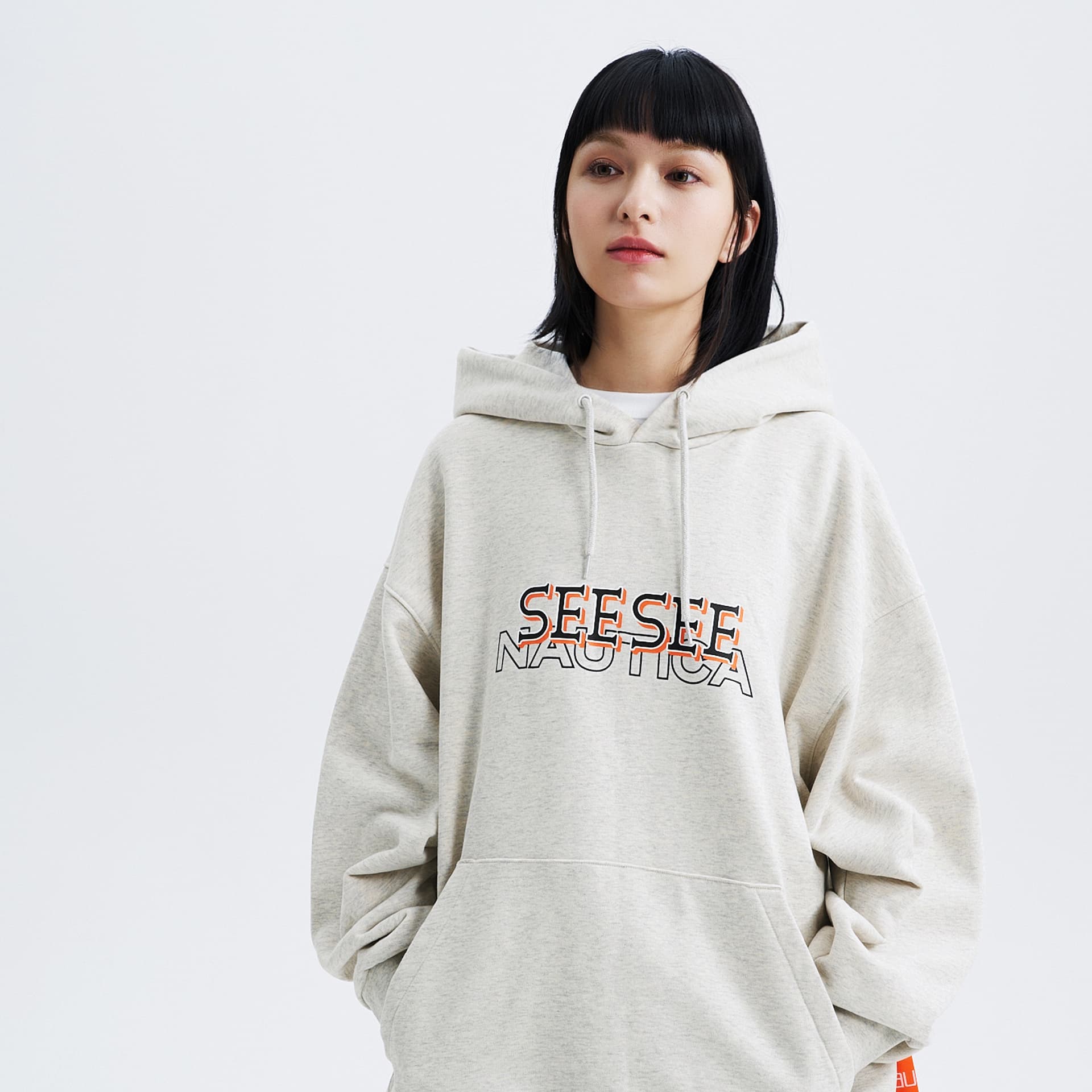 Худи nautica white sail X SEE SEE FW23 - изображение 3