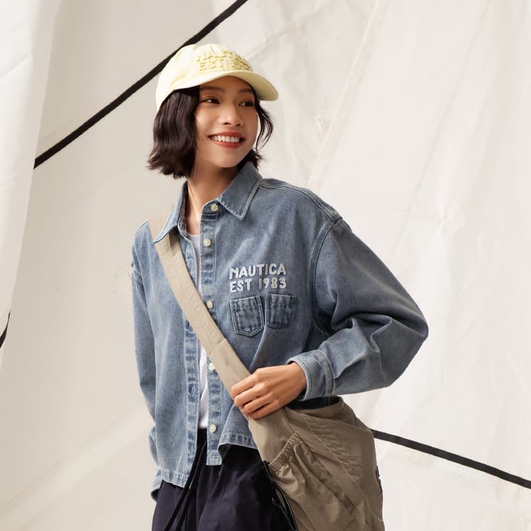 Рубашка Nautica White Sail Рубашка Унисекс - изображение 4