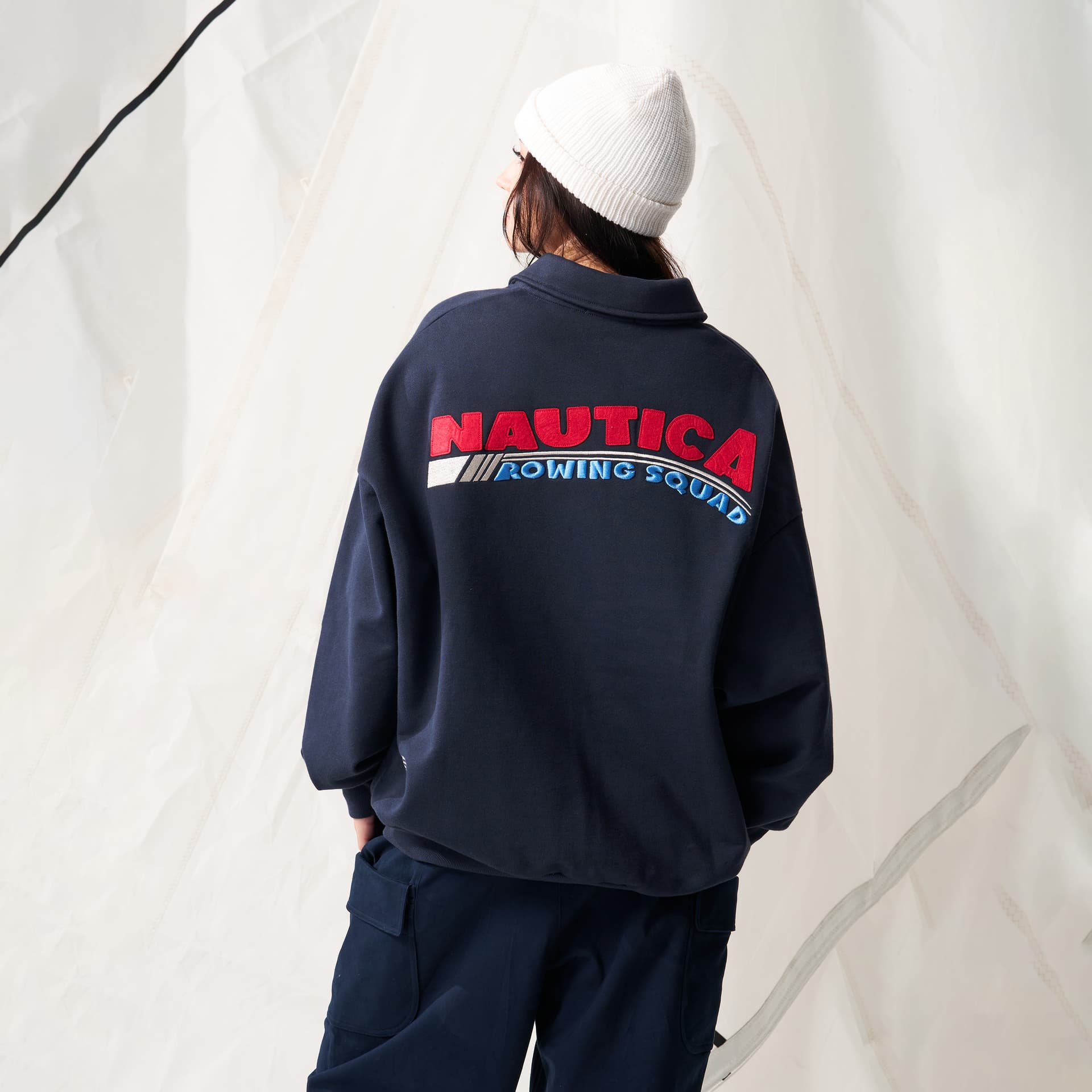 Худи Nautica White Sail Мужская Толстовка - изображение 6