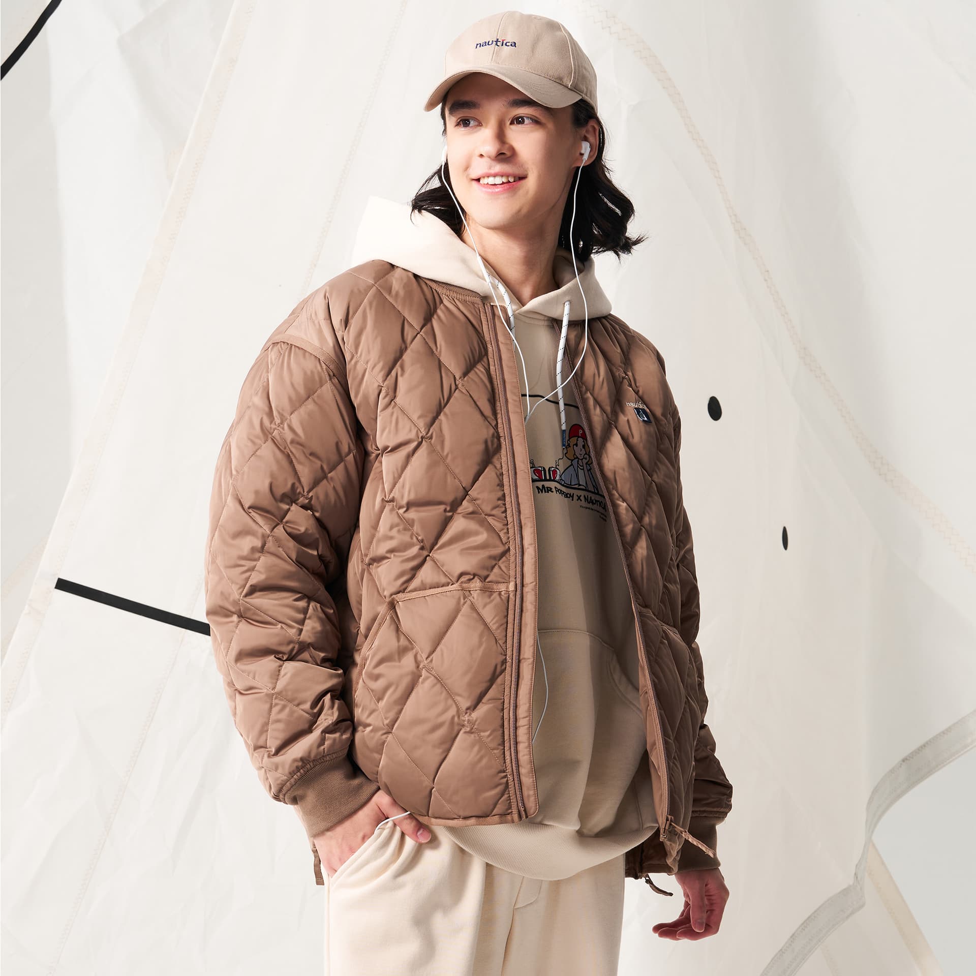 Зимняя куртка Nautica White Sail Мужской пуховик - изображение 5
