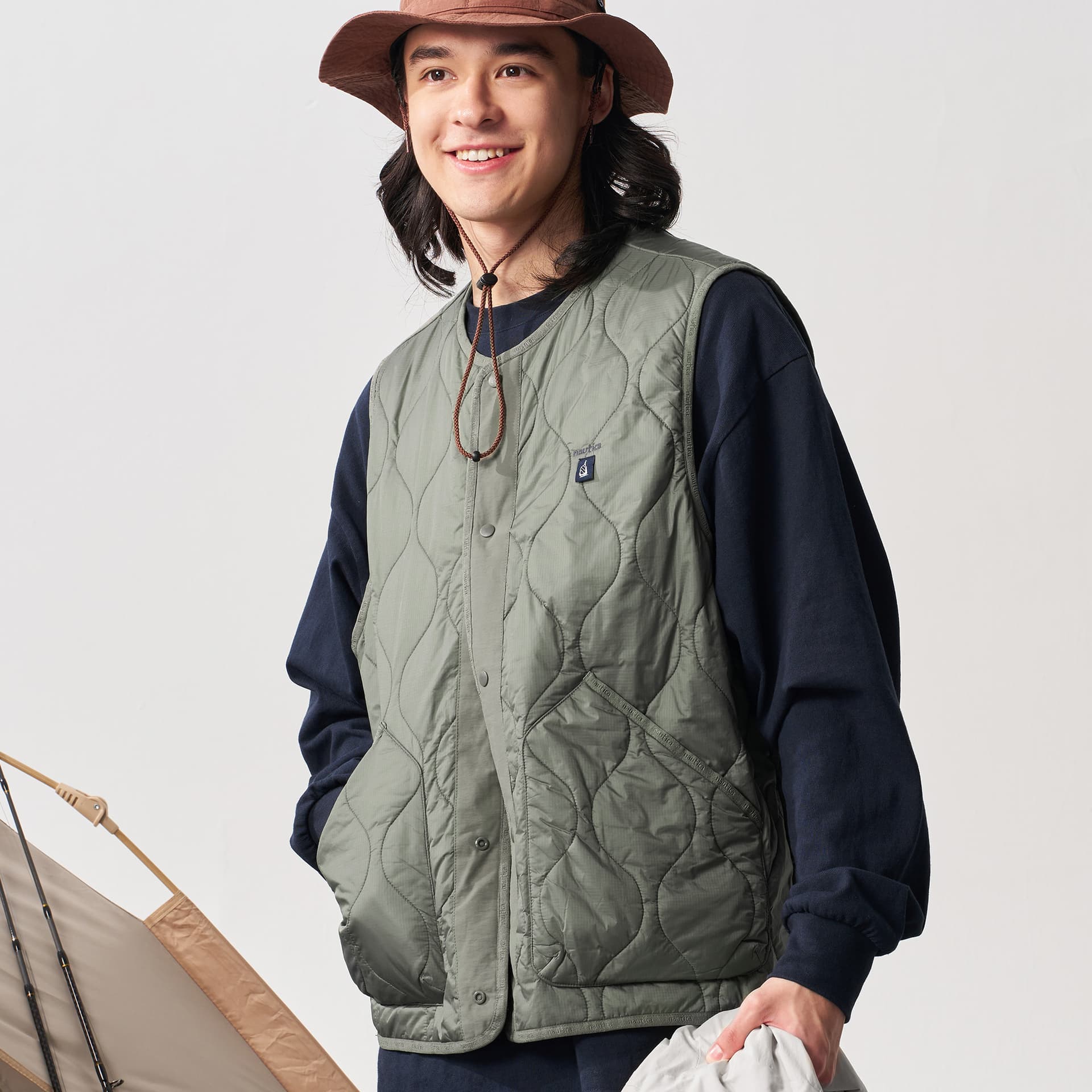 Демисезонная куртка Nautica White Sail Ветровка Мужская - изображение 5