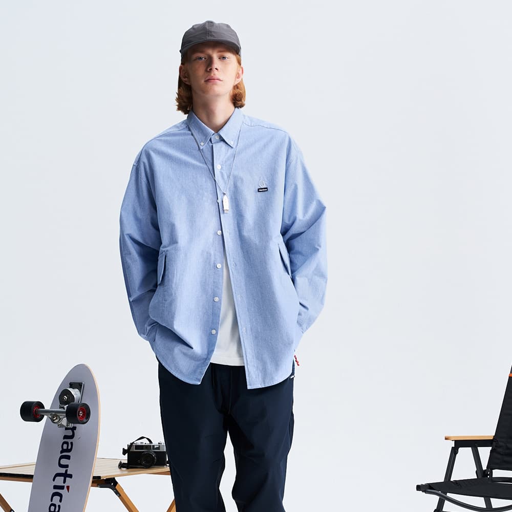 Рубашка Nautica White Sail Рубашка Унисекс - изображение 6