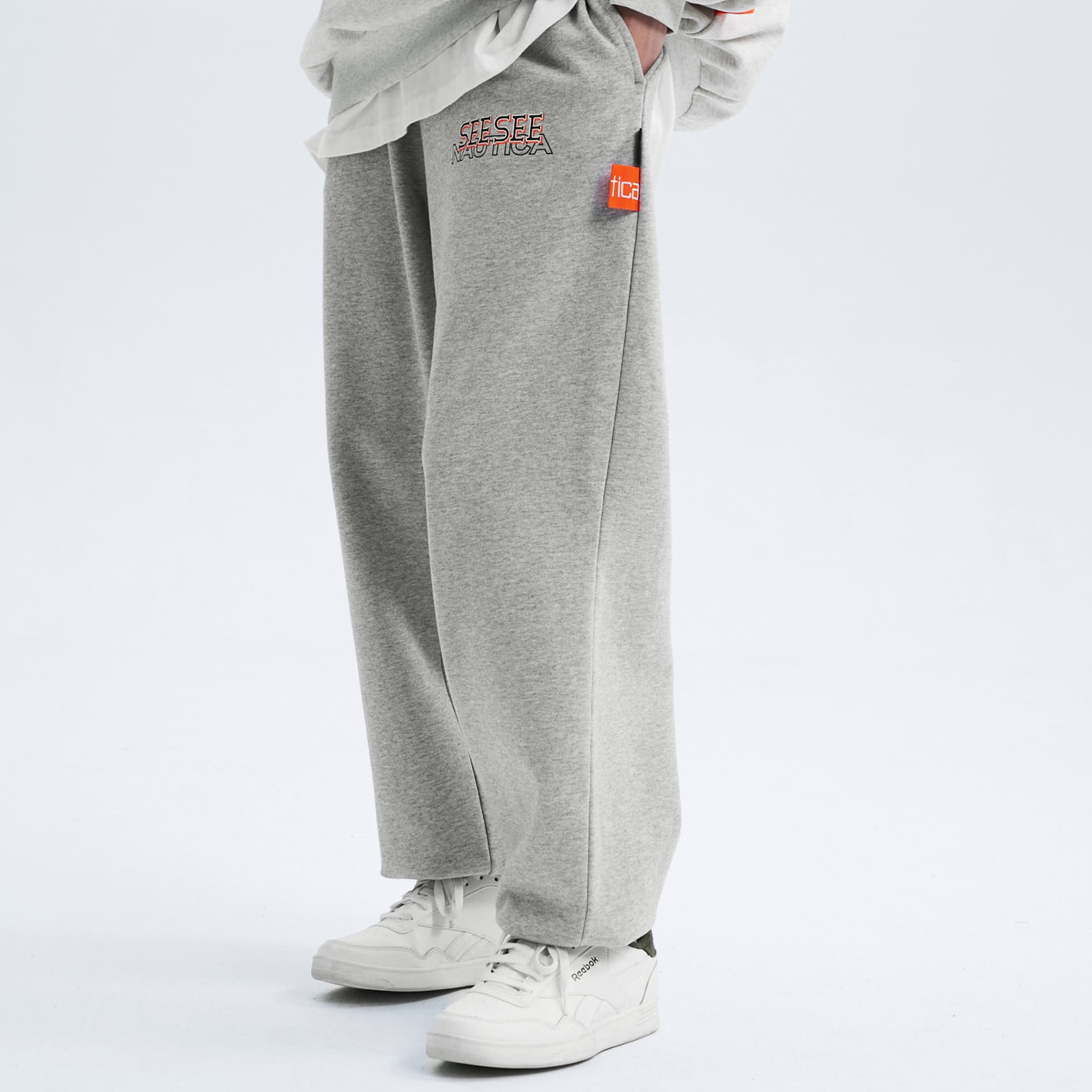 Штаны Nautica White Sail X See Спортивные трикотажные брюки Унисекс - изображение 4