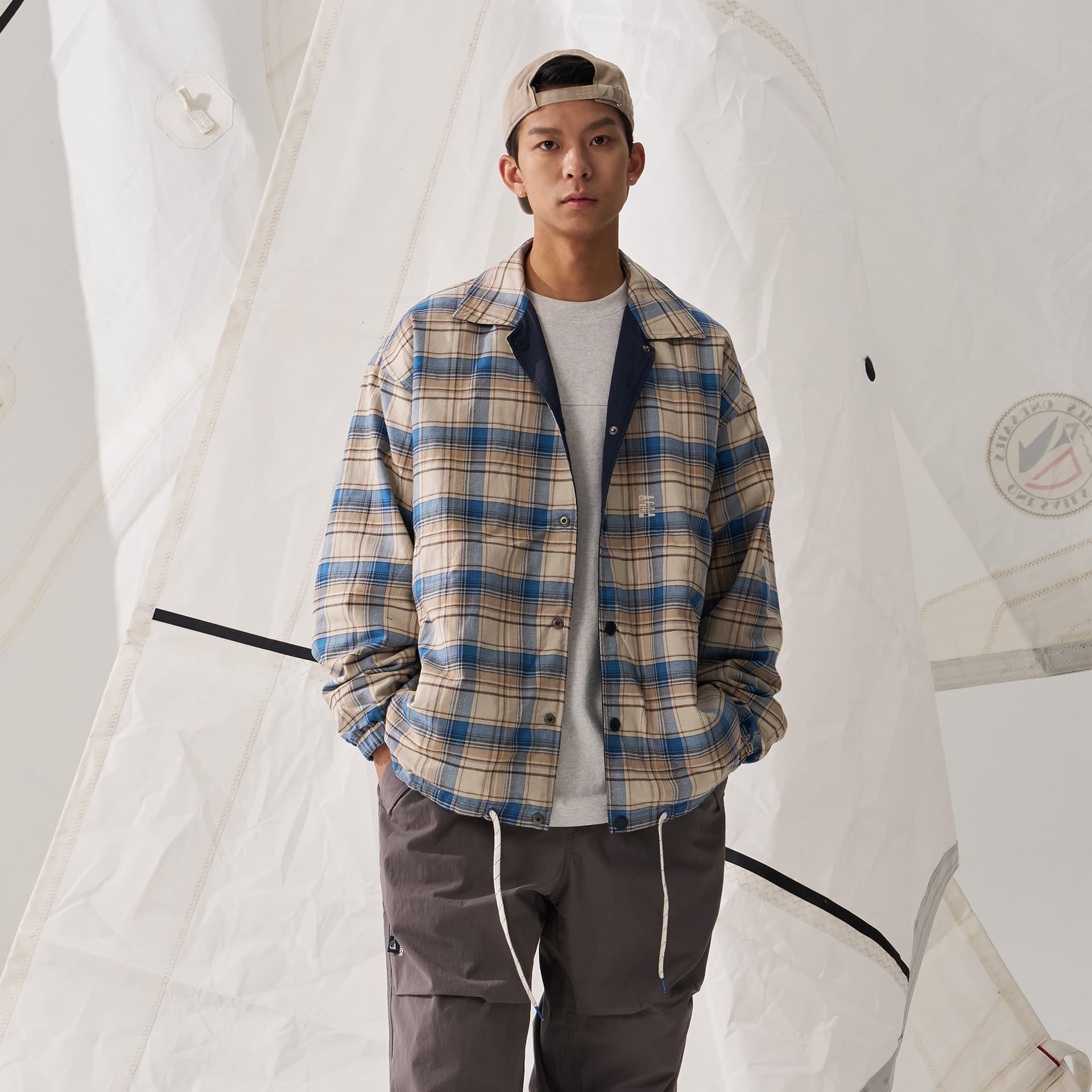 Куртка Nautica White Sail Легкое пальто куртка унисекс - изображение 15