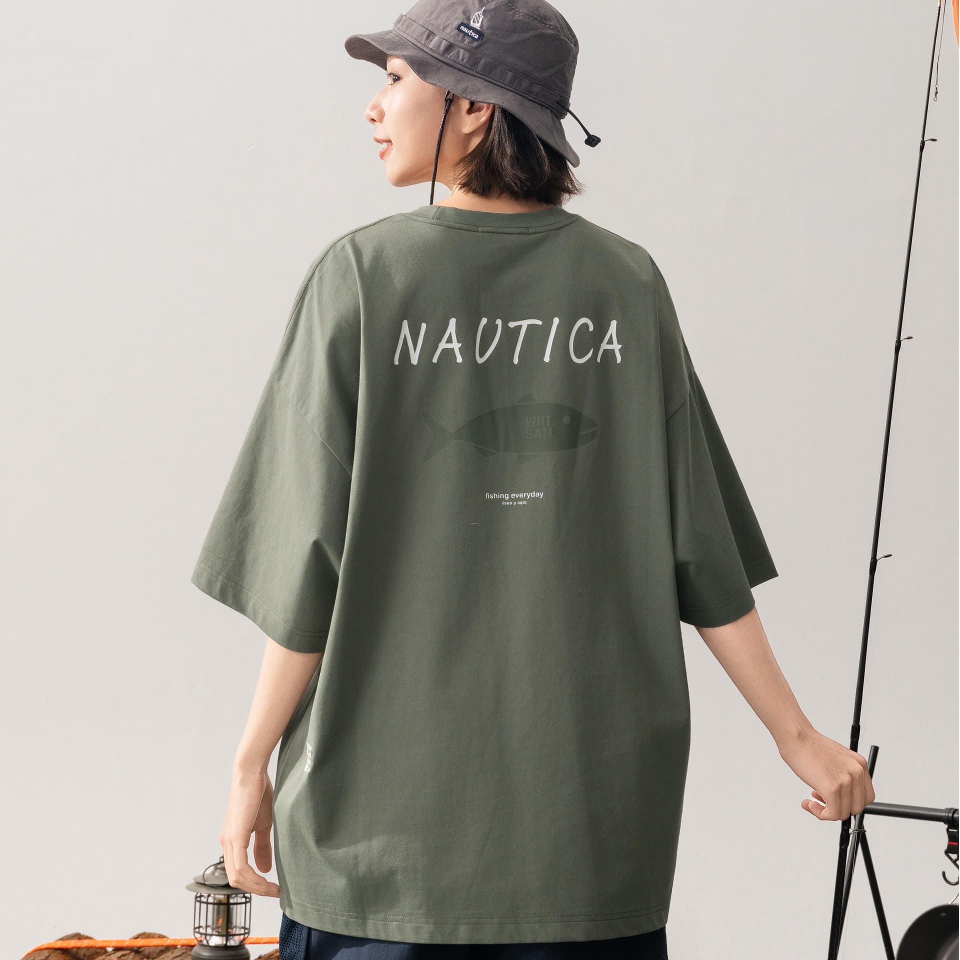 Футболка Nautica White Sail T-рубашка унисекс - изображение 12