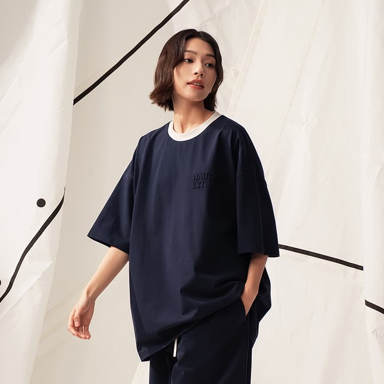 Футболка Nautica White Sail T-рубашка унисекс - изображение 4