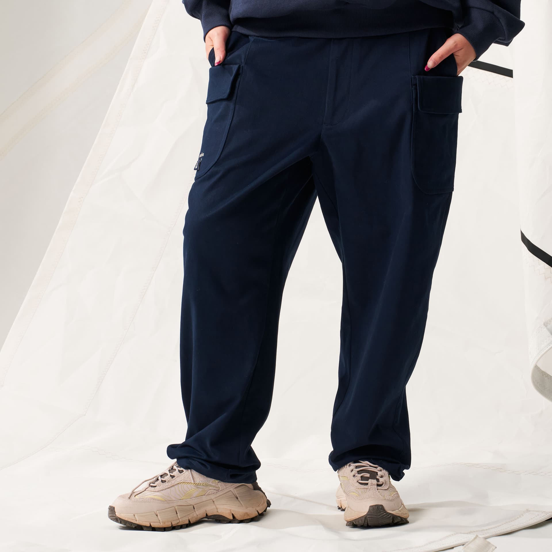 Штаны Nautica White Sail Вязаные Тренировочные Брюки Мужские - изображение 3