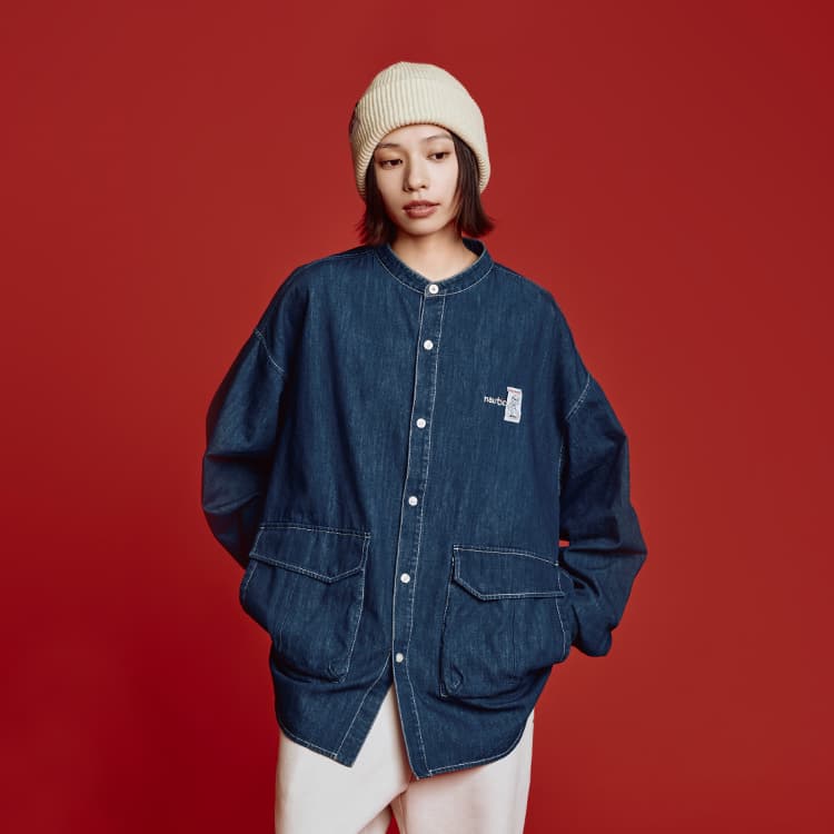 Рубашка Nautica White Sail X POP MART Рубашка Унисекс - изображение 4