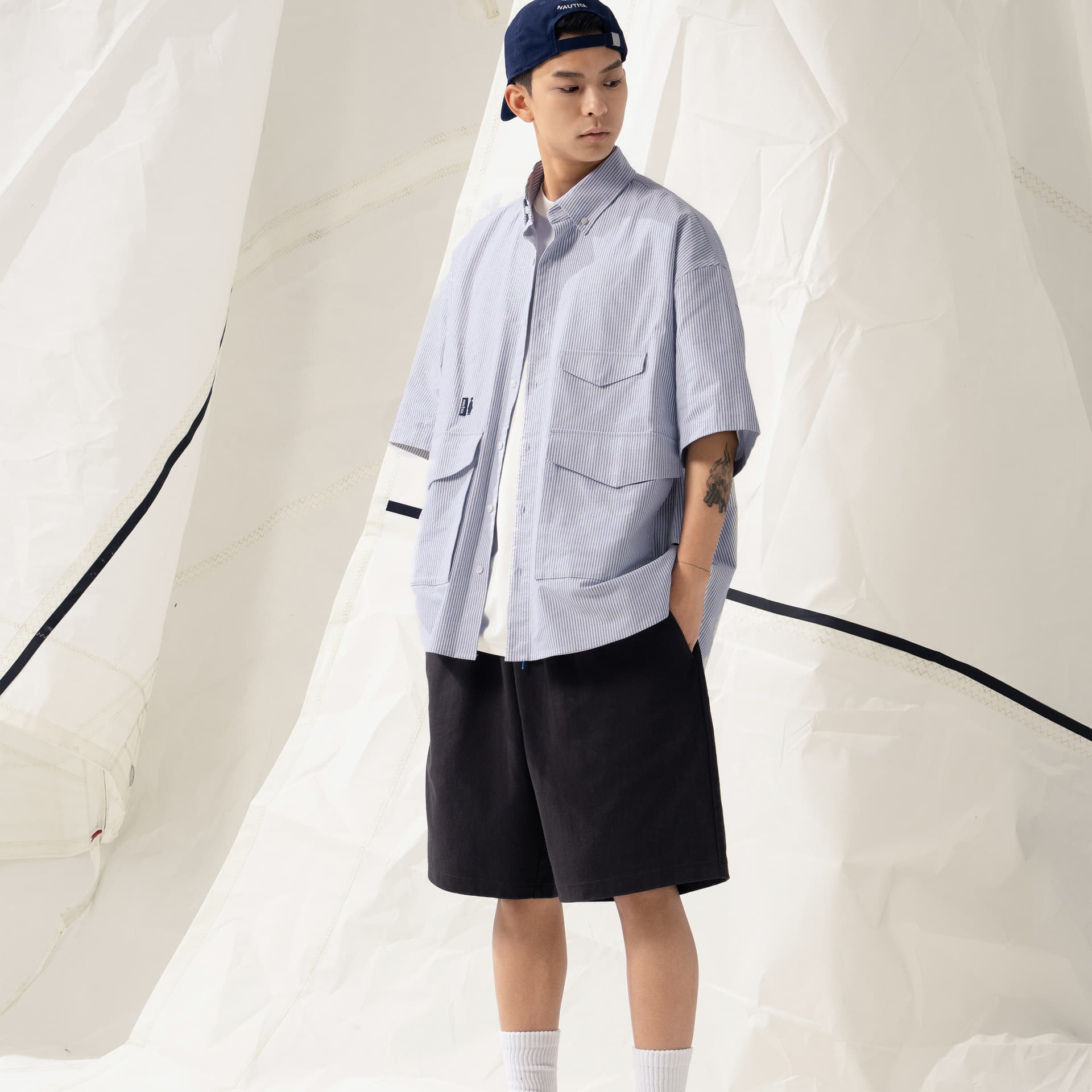 Рубашка nautica white sail SS24 - изображение 6