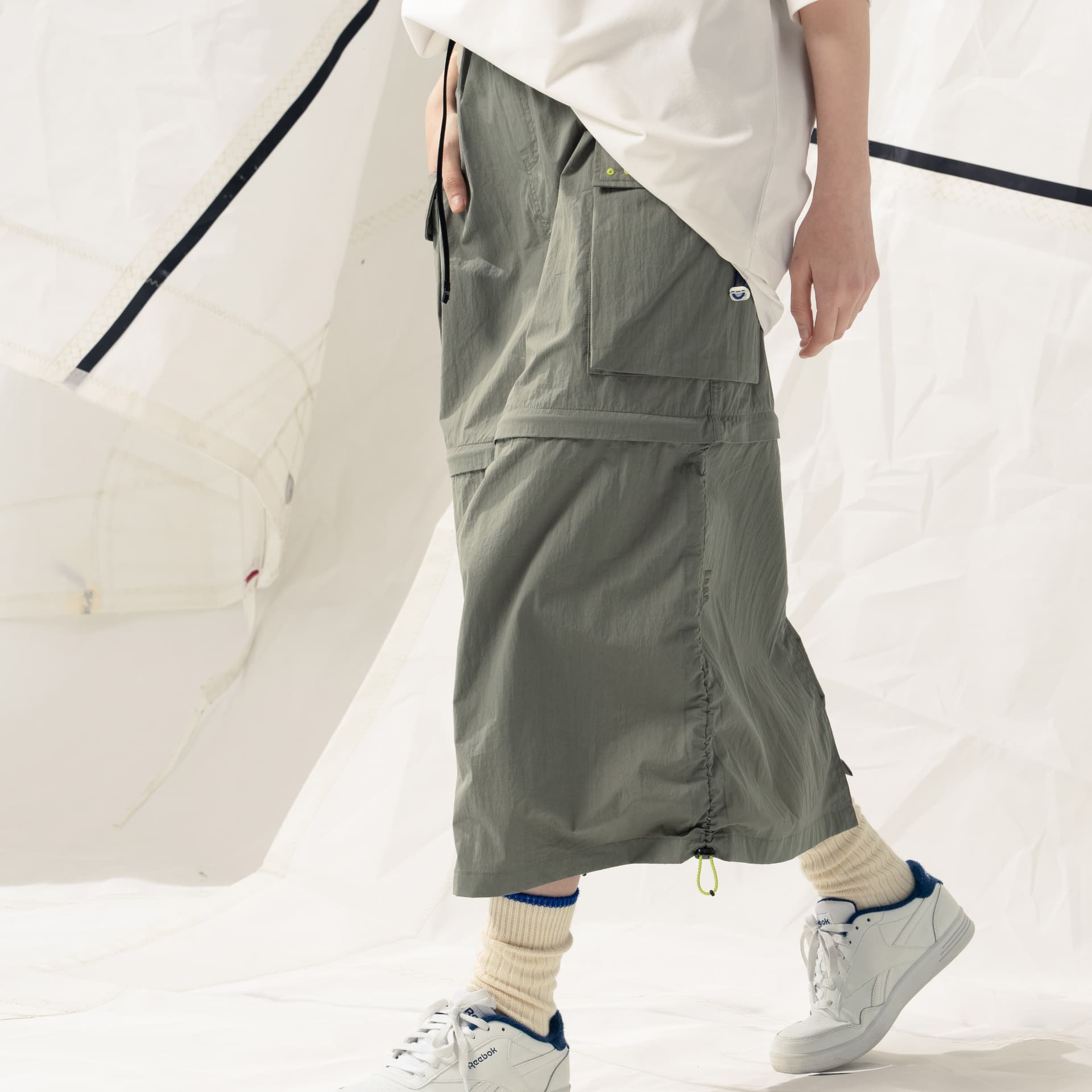 Юбка Nautica White Sail Повседневная длинная юбка для женщин - изображение 9