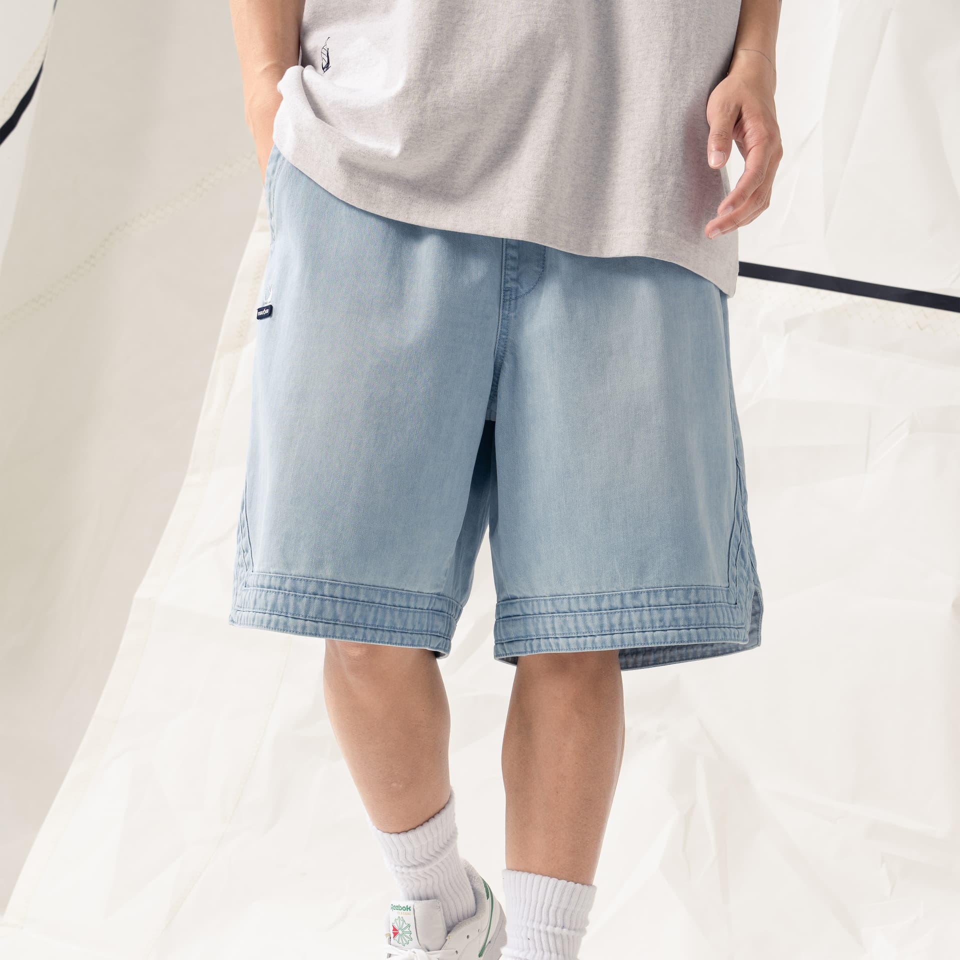 Джинсовые шорты nautica white sail SS24 - изображение 3