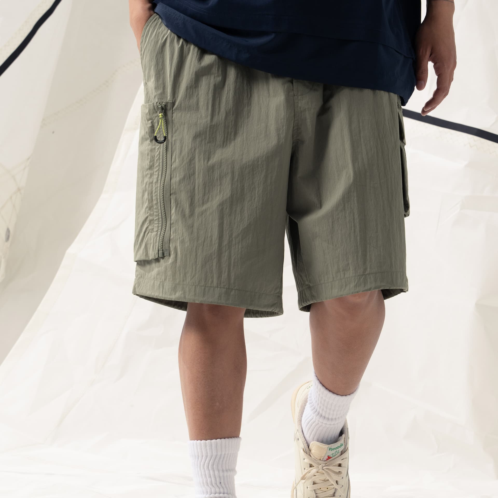Nautica White Sail Карго Шорты Унисекс - изображение 5