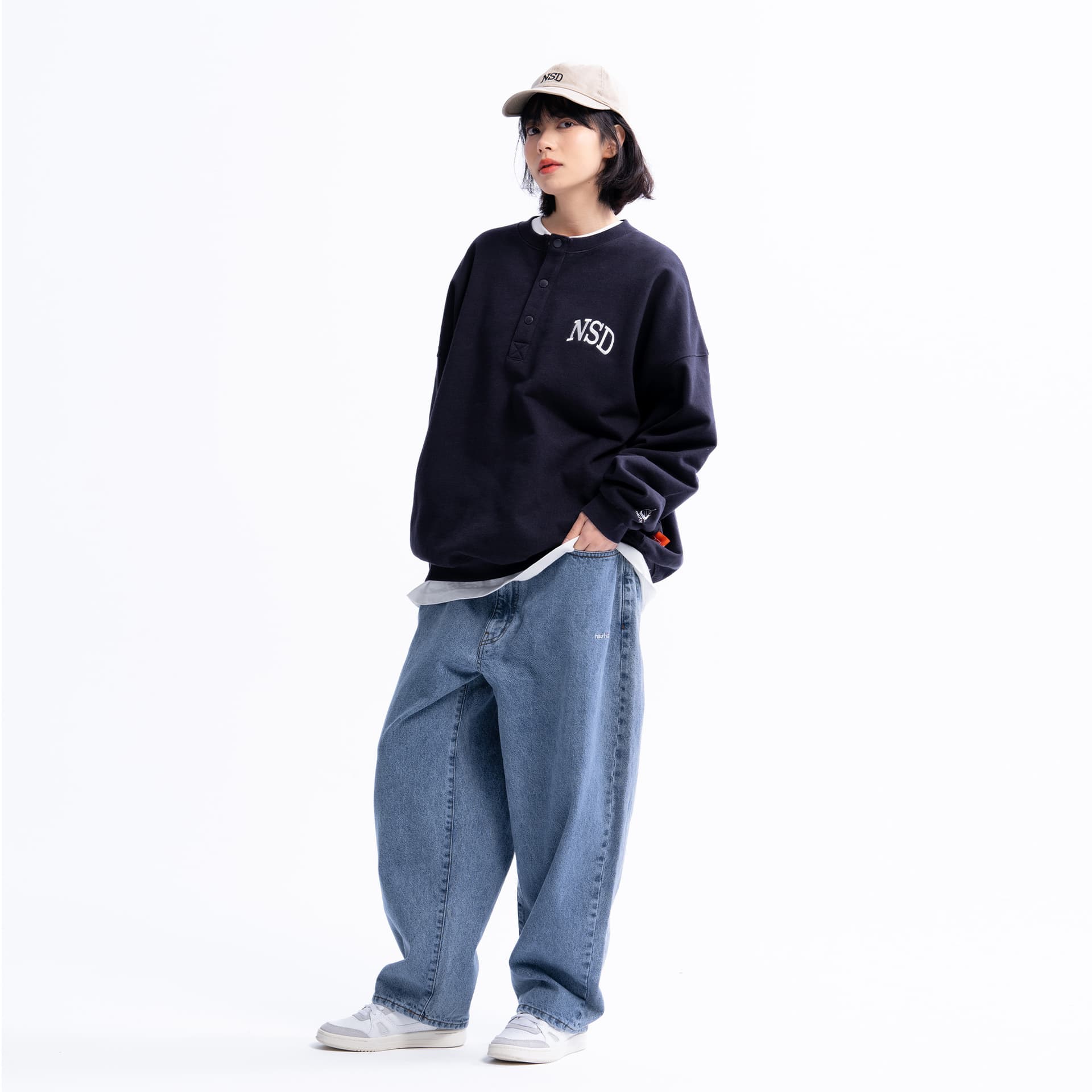 Худи Nautica White Sail Длинный рукав Толстовка с круглым вырезом Унисекс - изображение 6