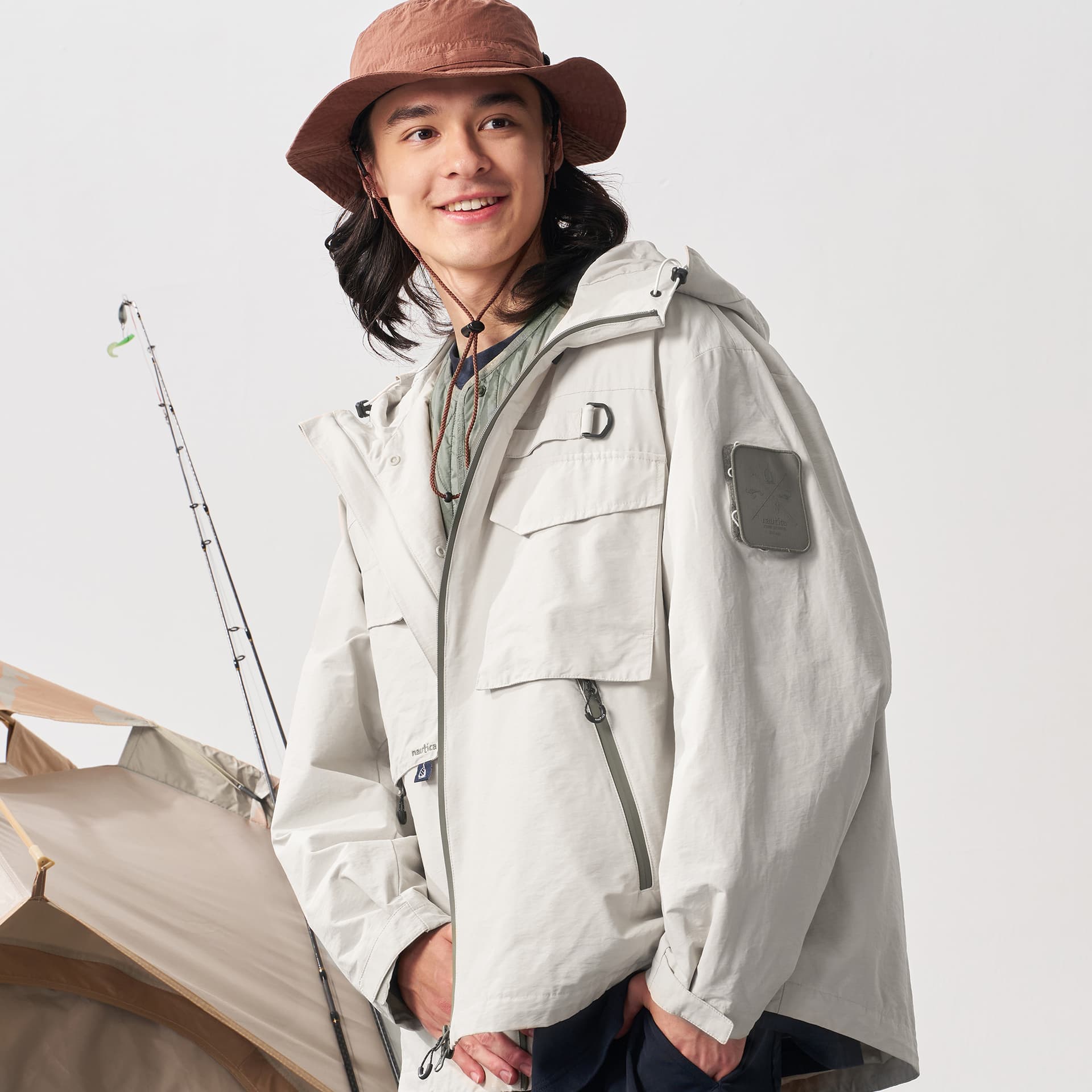 Демисезонная куртка Nautica White Sail Ветровка Мужская - изображение 4