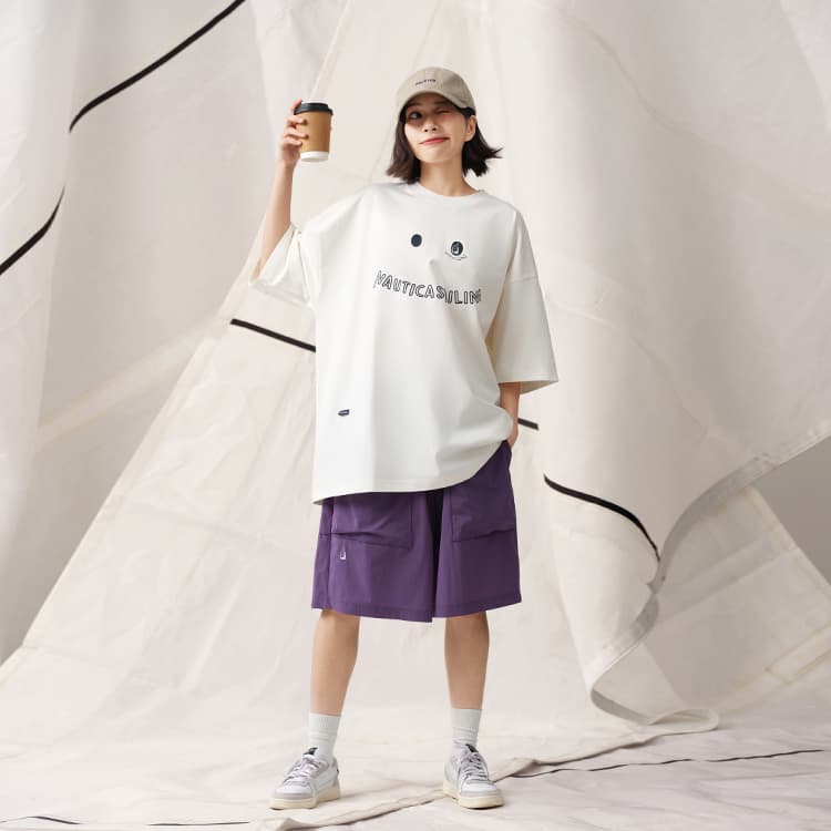 Футболка Nautica White Sail T-рубашка унисекс - изображение 7