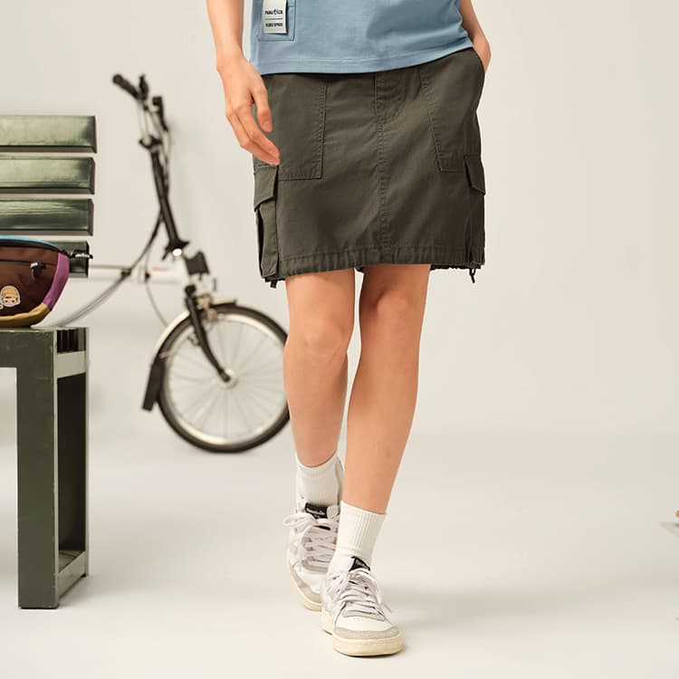 Nautica White Sail Карго Юбки Короткие Женские - изображение 3