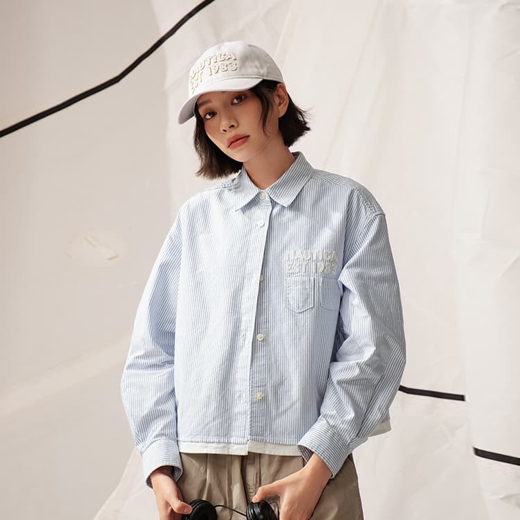 Рубашка Nautica White Sail Рубашка Унисекс - изображение 3