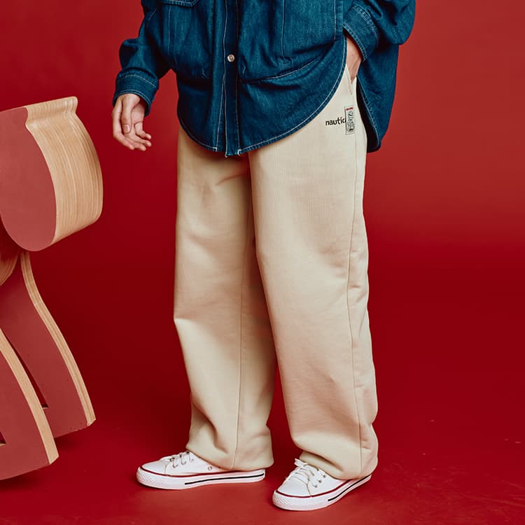 Штаны Nautica White Sail X POP MART Ткани для вязания Брюки Унисекс - изображение 5