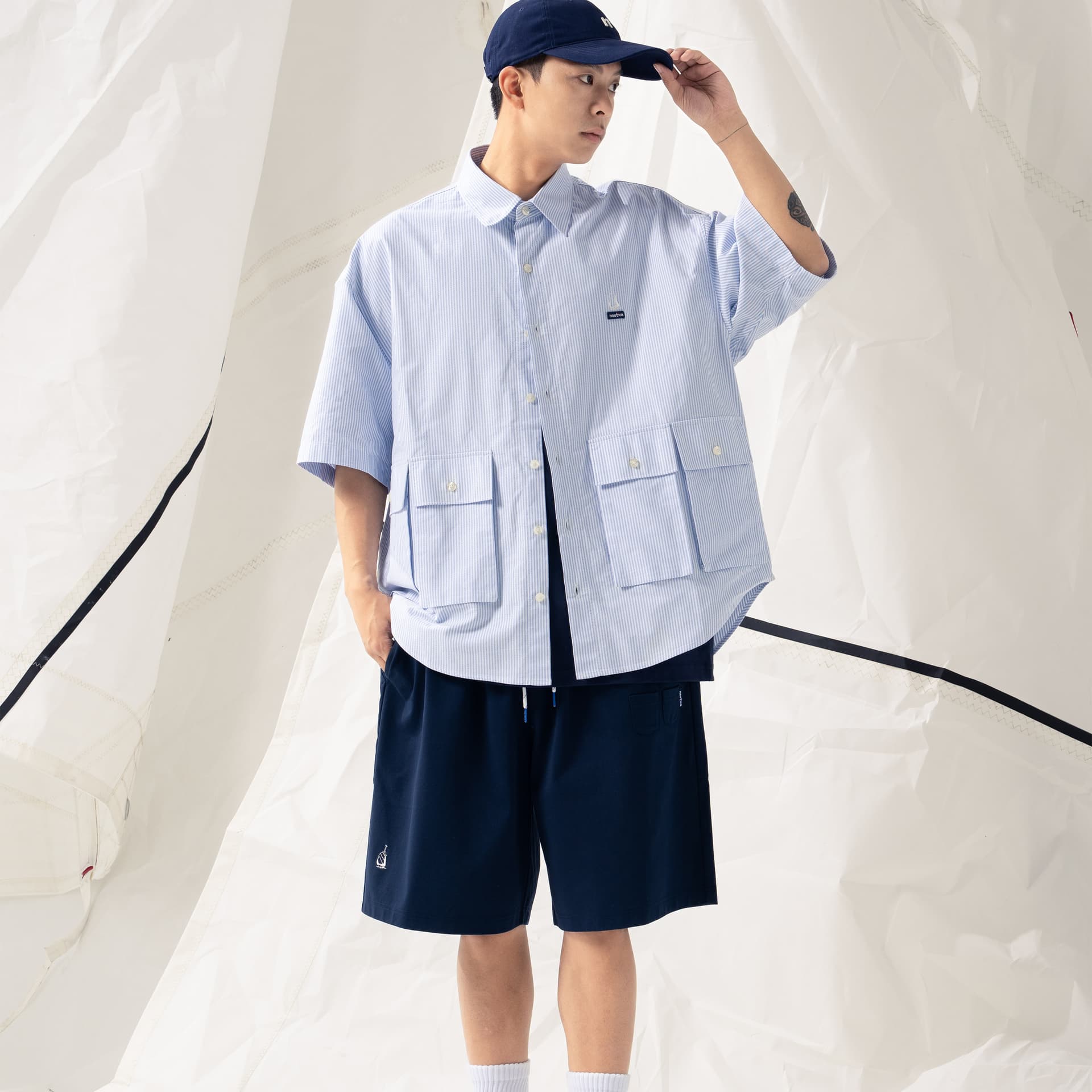 Рубашка nautica white sail SS24 - изображение 4