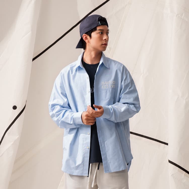 Рубашка Nautica White Sail Рубашка Унисекс - изображение 4