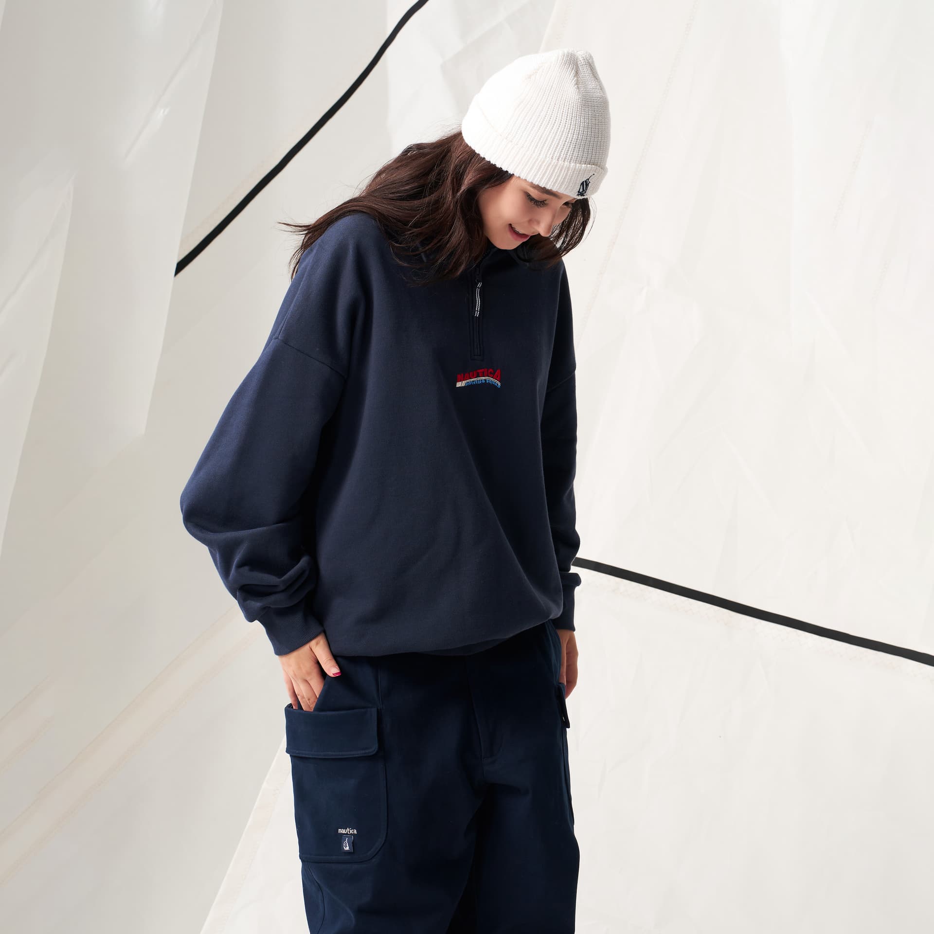 Худи Nautica White Sail Мужская Толстовка - изображение 7