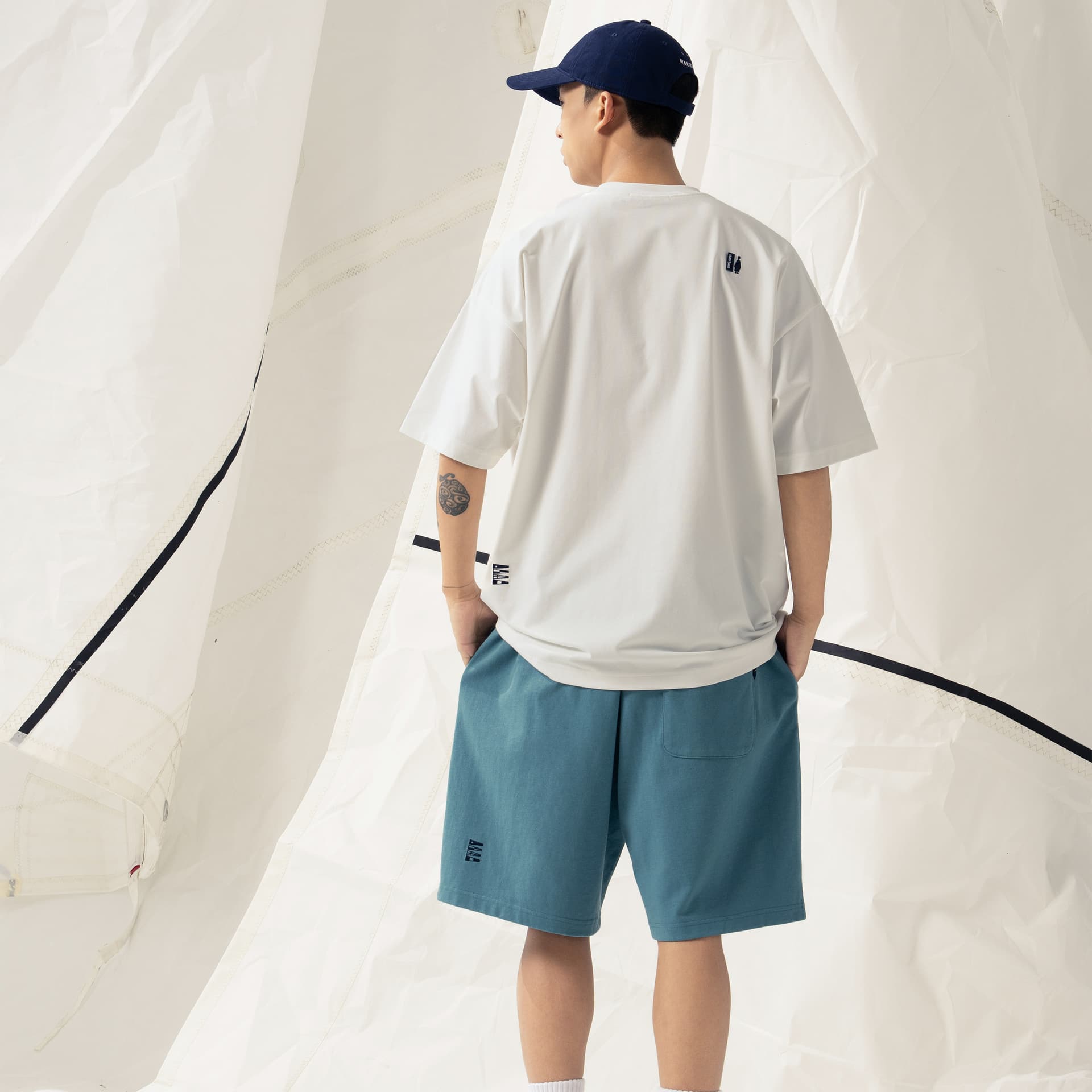 Футболка nautica white sail x POPBOY SS24 T - изображение 5