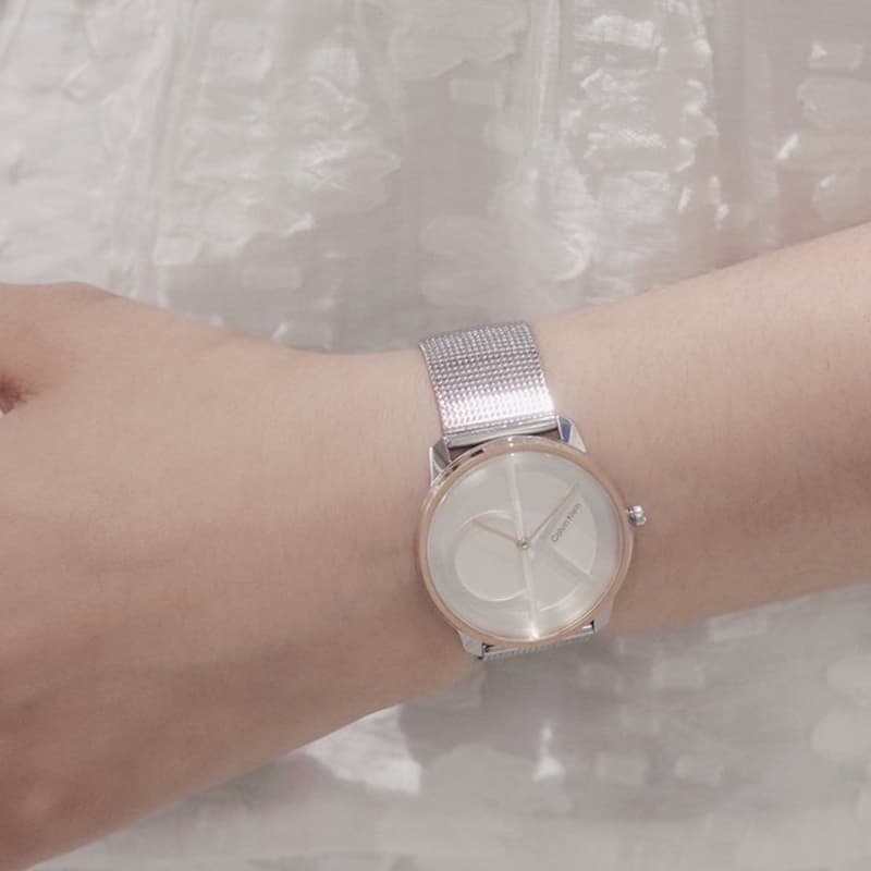 Механические часы CKCalvin Klein 35mm logo 25200033 - изображение 8