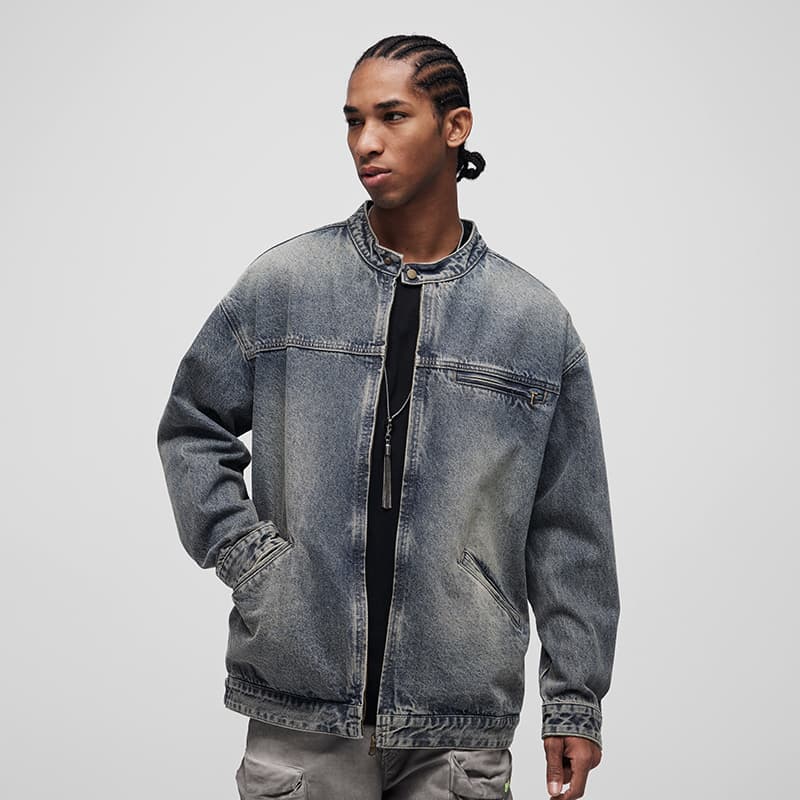 Джинсовая куртка GTRG Denim Jacket Blue - изображение 6